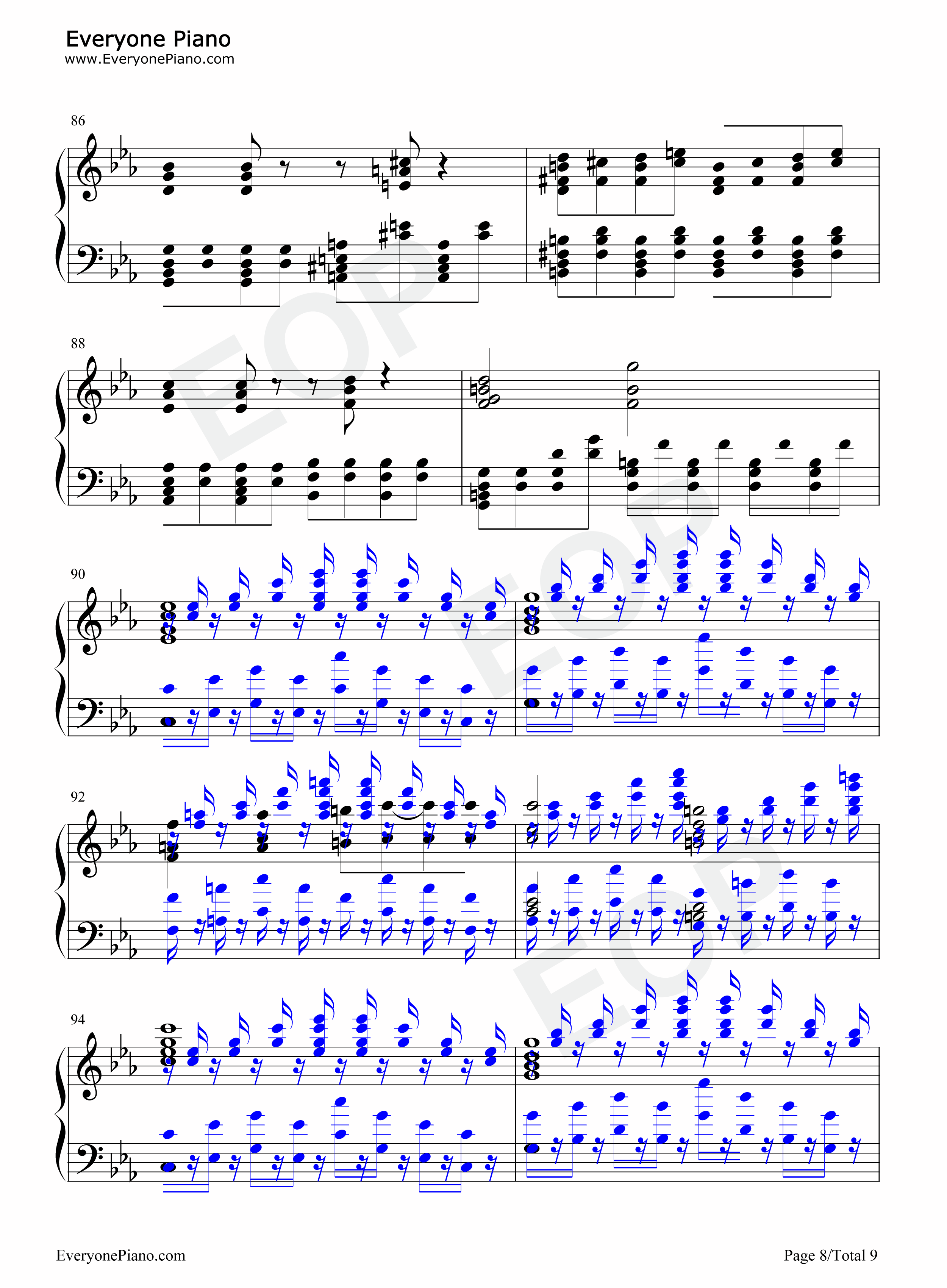 霊知の太阳信仰～Nuclear_Fusion钢琴谱_东方project