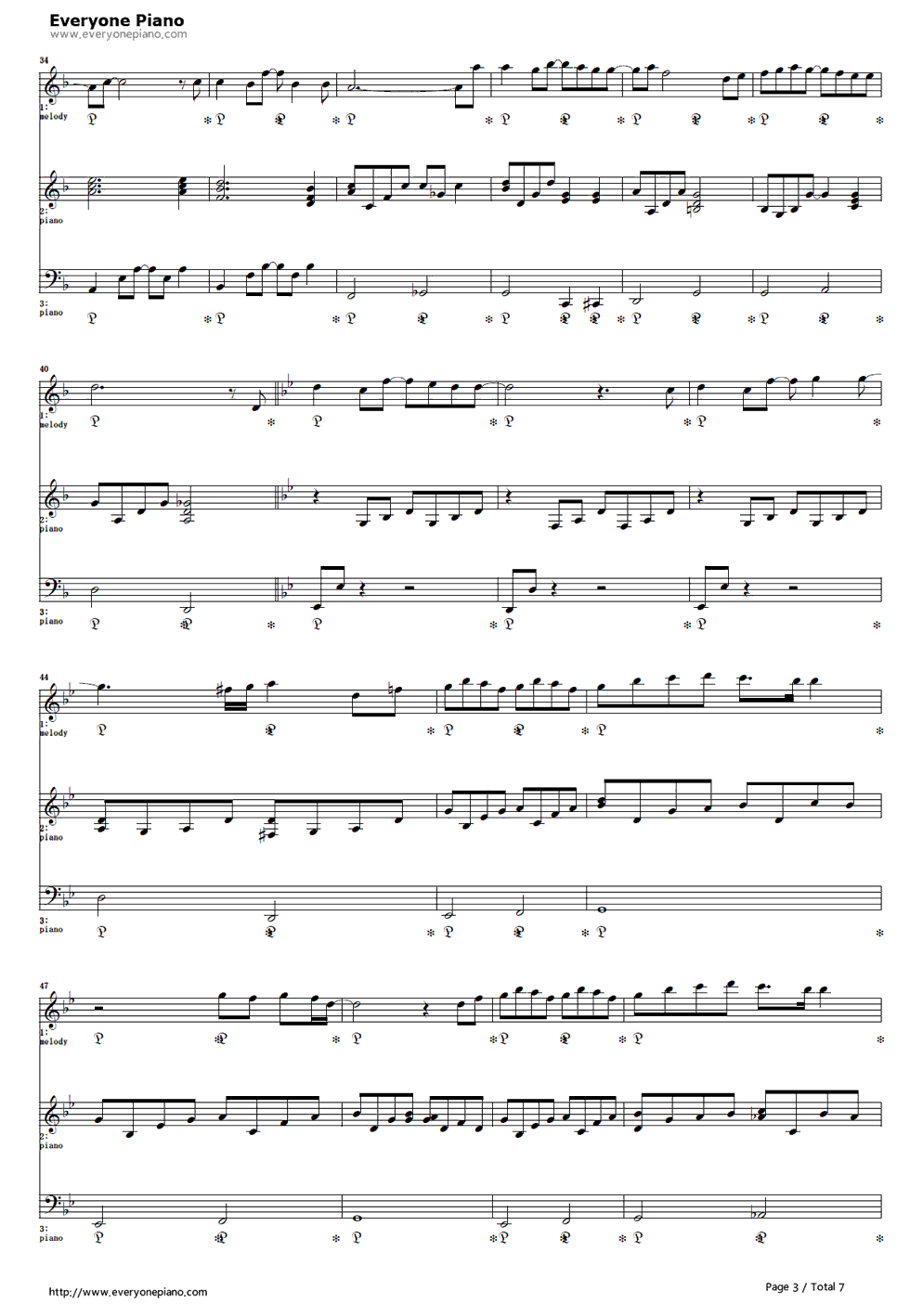 时空のたもと钢琴谱_Taja