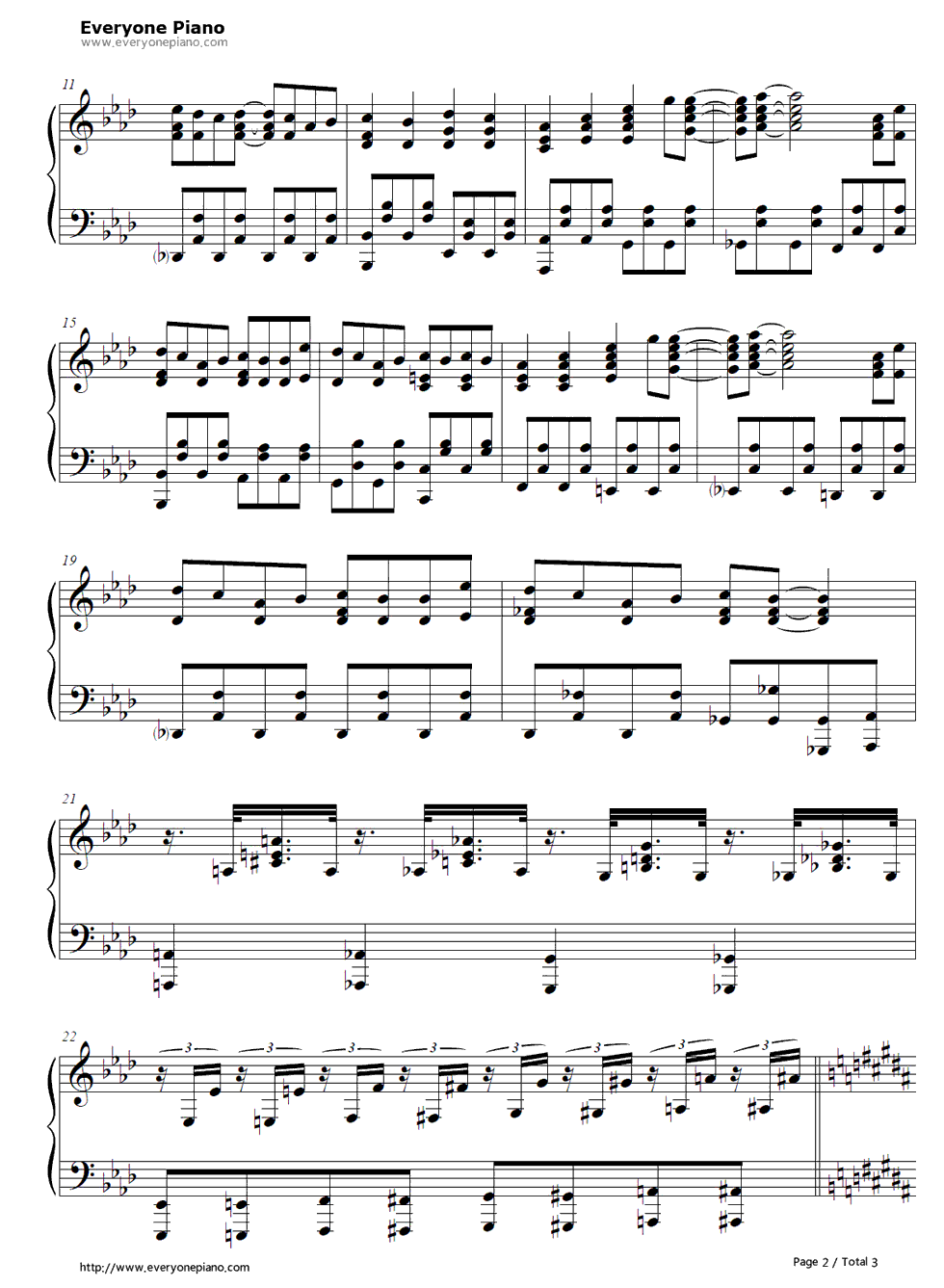 Life钢琴谱_フジファブリック（Fujifabric）