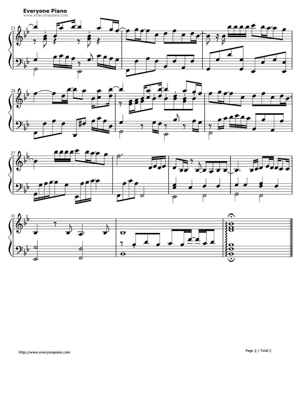 Energy钢琴谱_本城美佳（井上麻里奈）