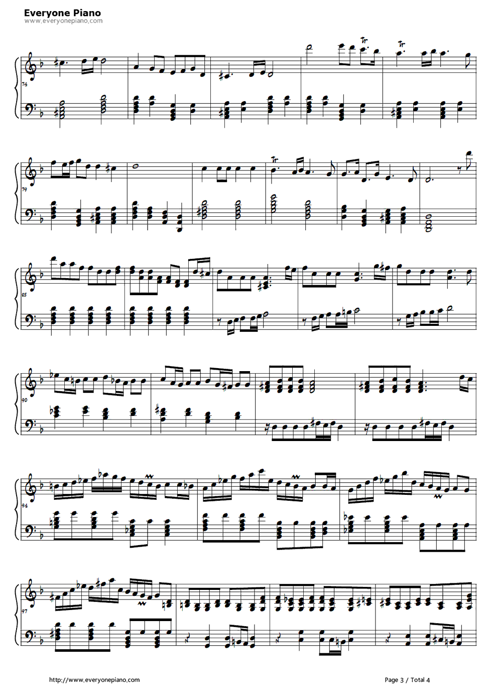 悪魔のトリル钢琴谱_斋藤恒芳__Giuseppe_Tartini