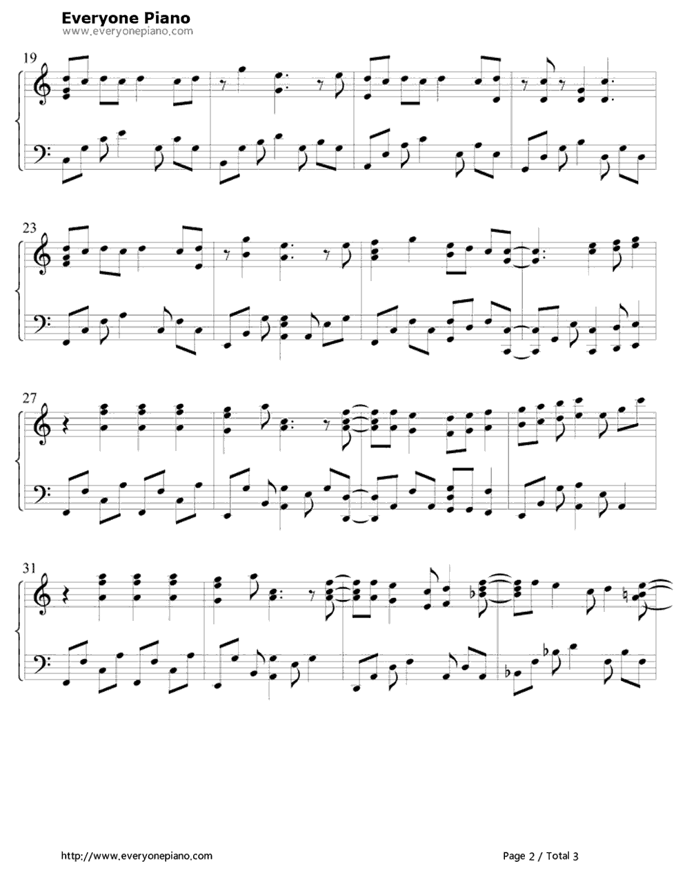 Smile钢琴谱_水桥舞