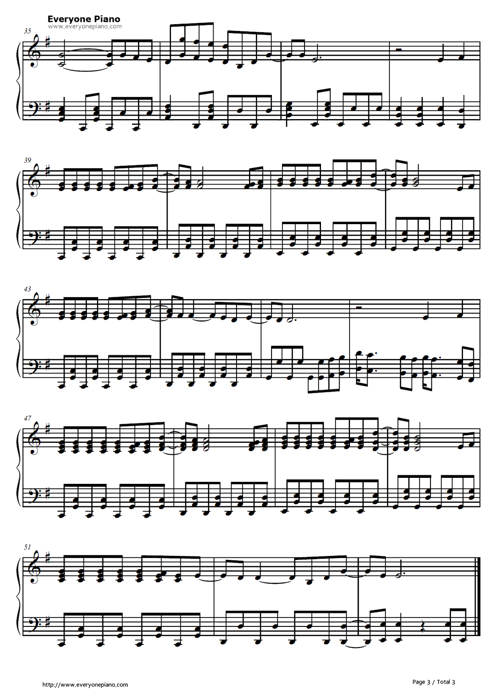 ヒカリ钢琴谱_堀江由衣