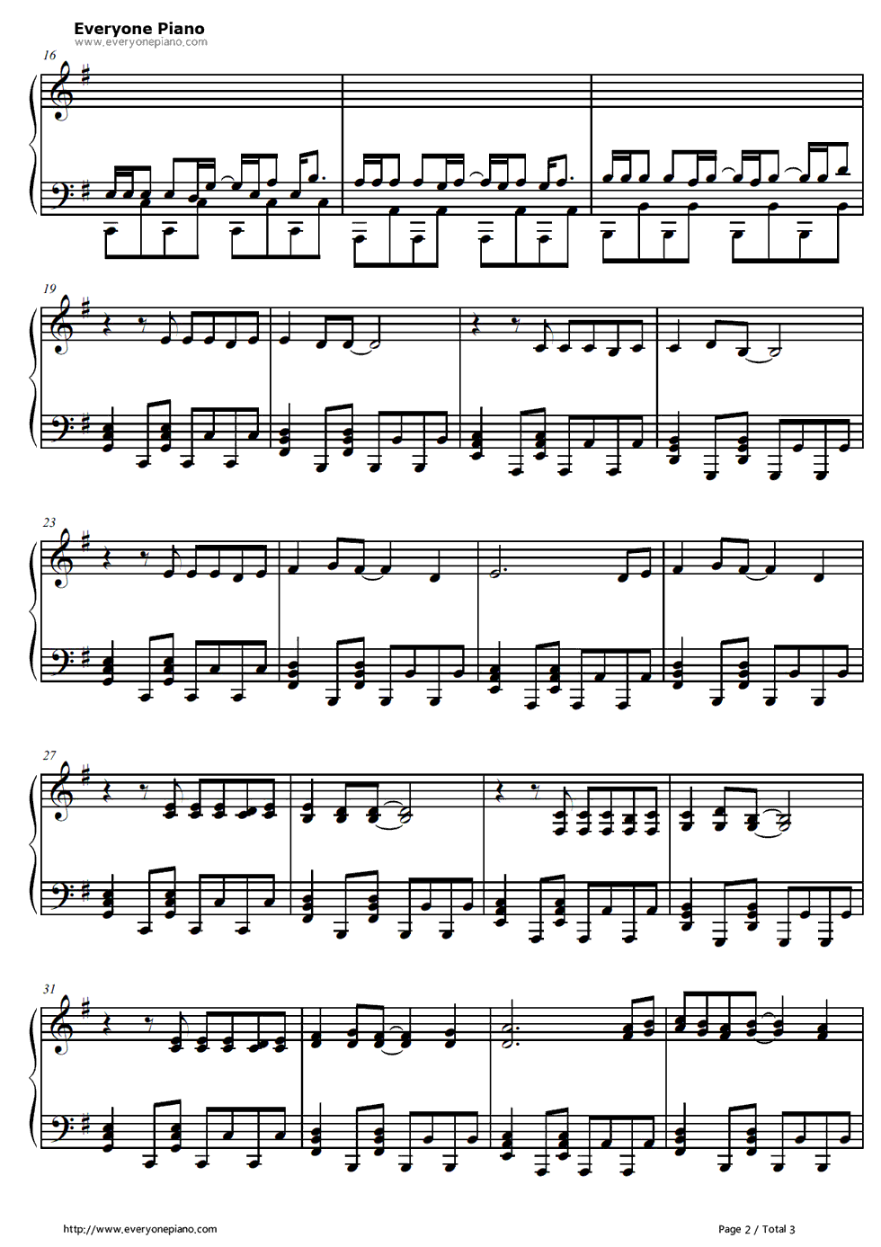 ヒカリ钢琴谱_堀江由衣