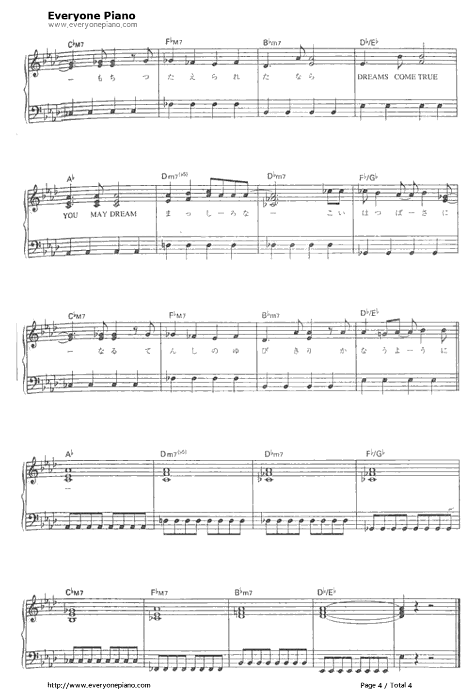 天使のゆびきり钢琴谱_福田舞