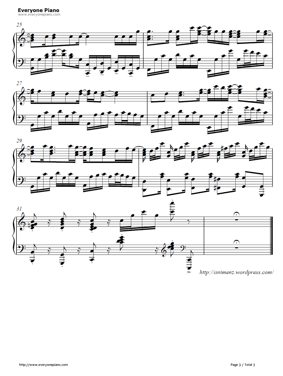 未完成ストライド钢琴谱_こだまさおり