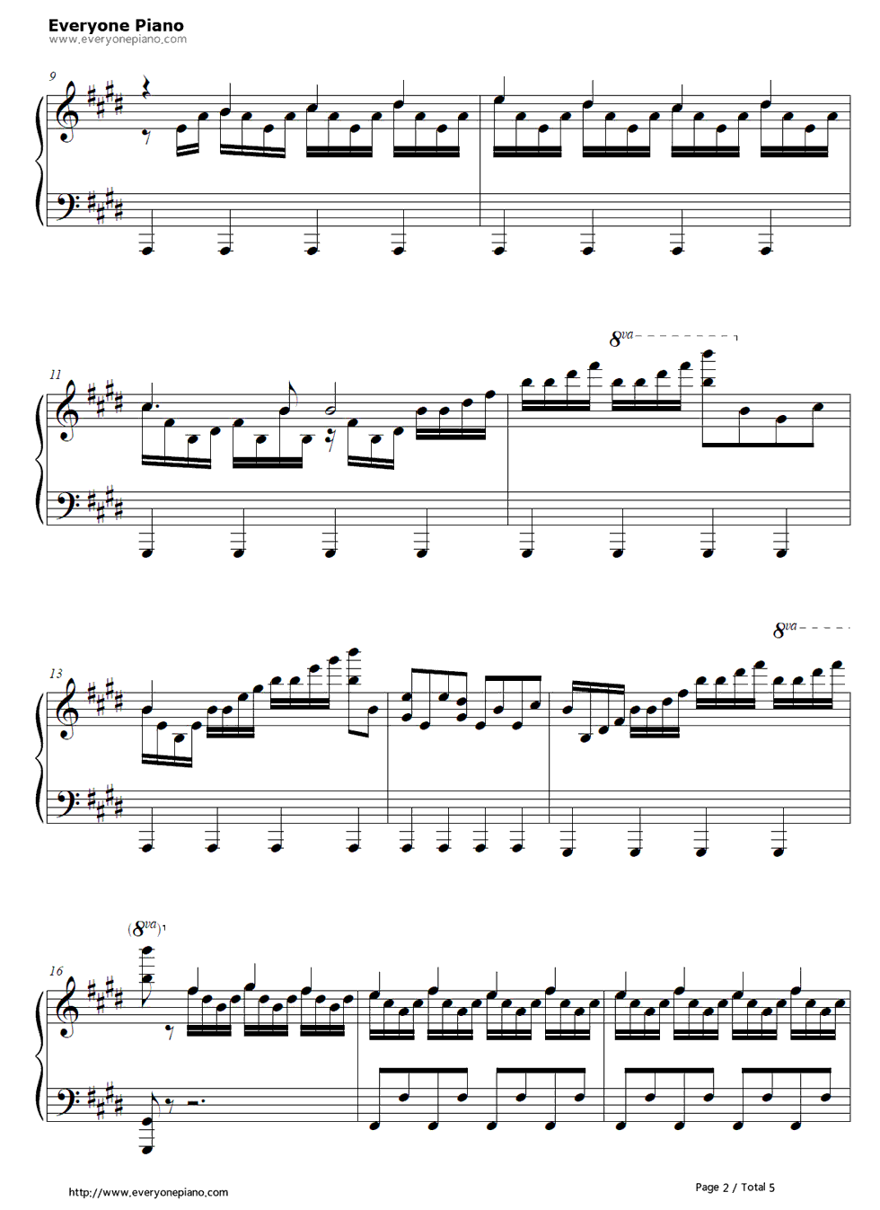 新世界交响楽钢琴谱_さよならポニーテール