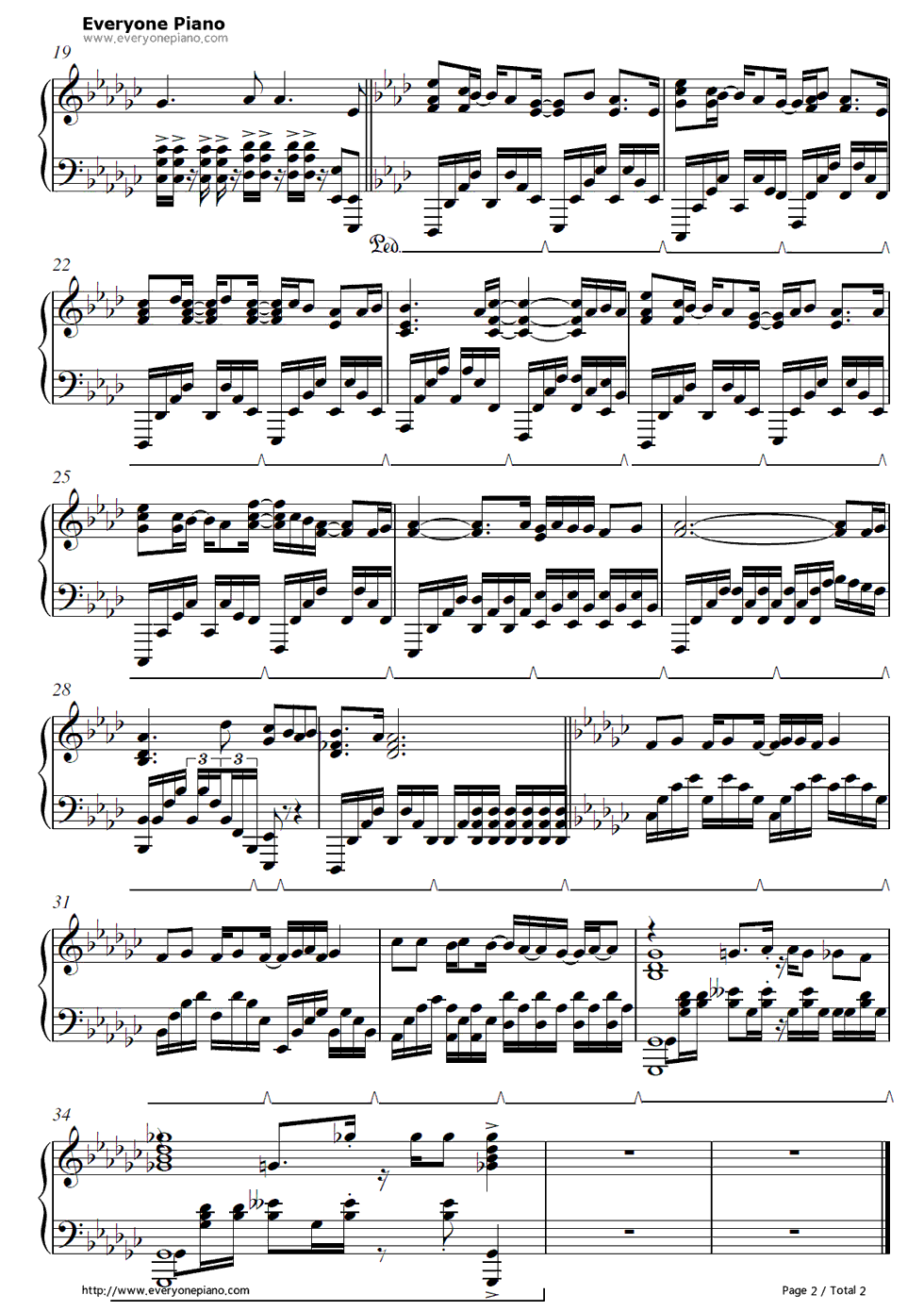 My_Secret钢琴谱_水野佐彩