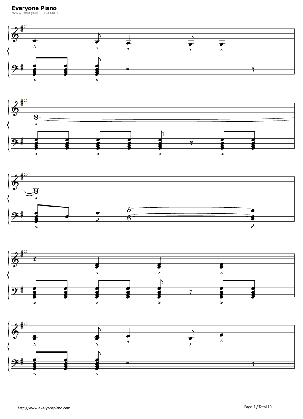 LISTEN_TO_THE_STEREO!!钢琴谱_GOING_UNDER_GROUND