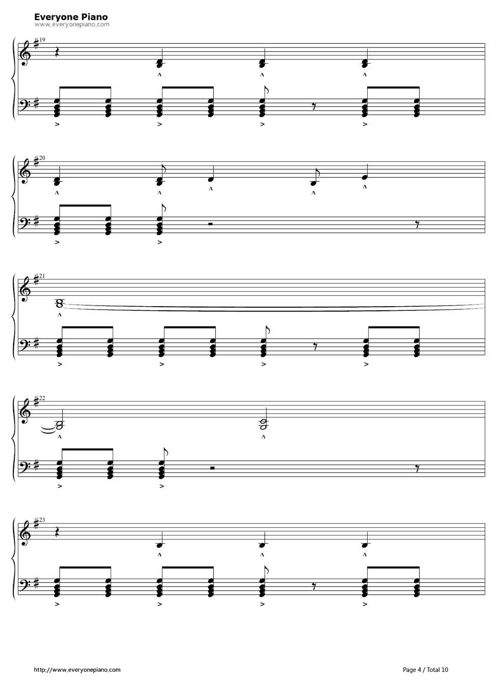 LISTEN_TO_THE_STEREO!!钢琴谱_GOING_UNDER_GROUND