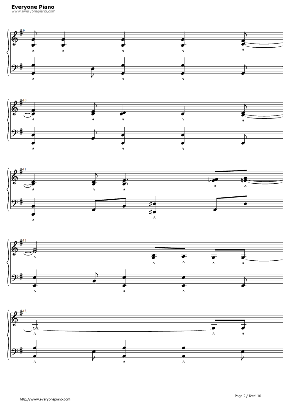 LISTEN_TO_THE_STEREO!!钢琴谱_GOING_UNDER_GROUND