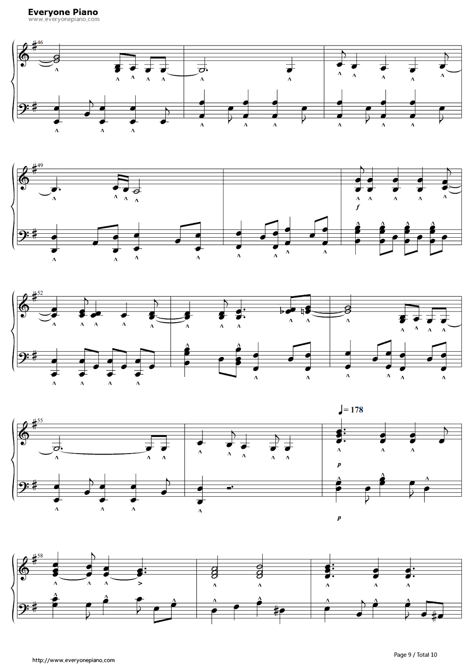 LISTEN_TO_THE_STEREO!!钢琴谱_GOING_UNDER_GROUND