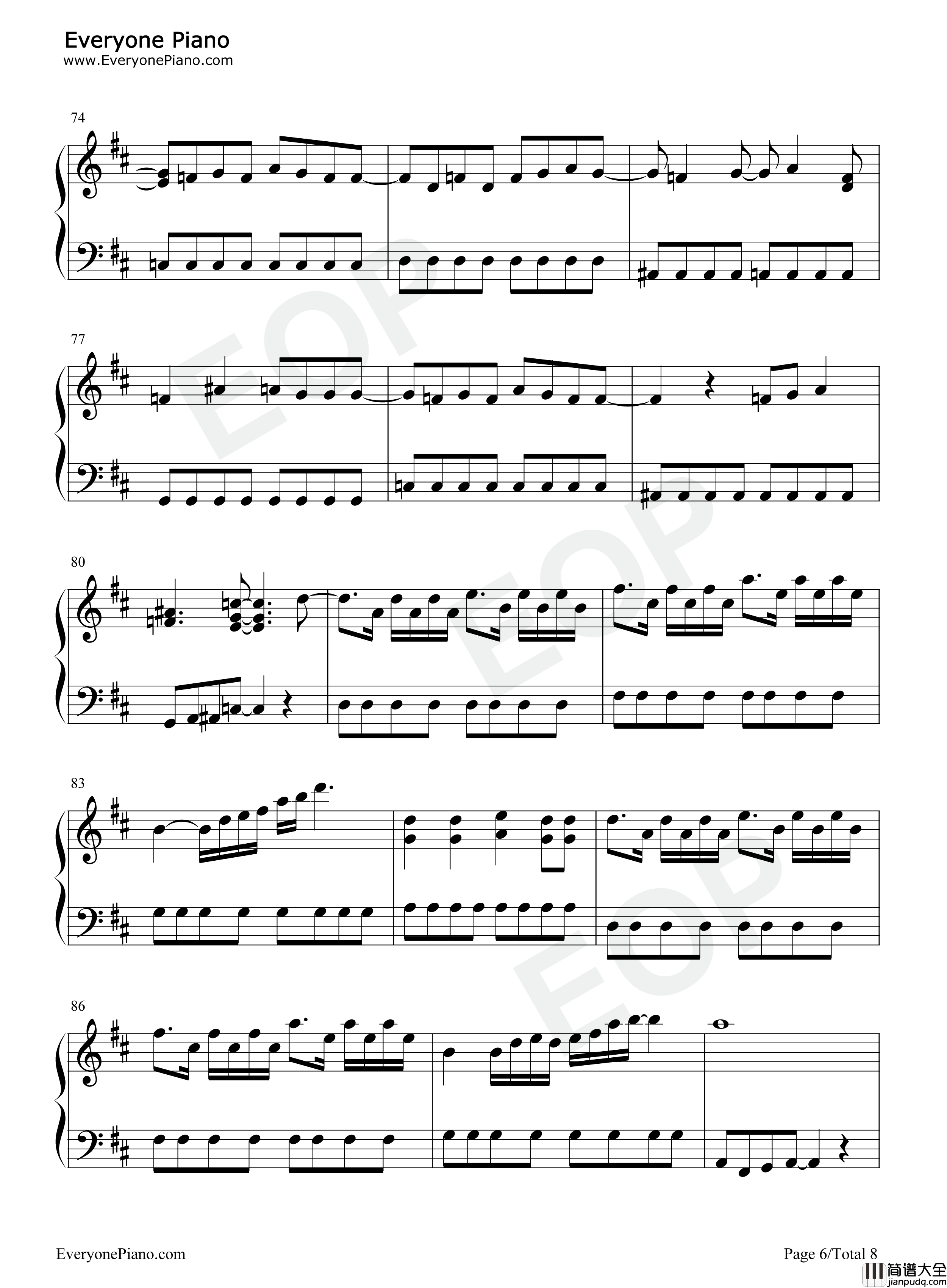 Believe钢琴谱_Folder5