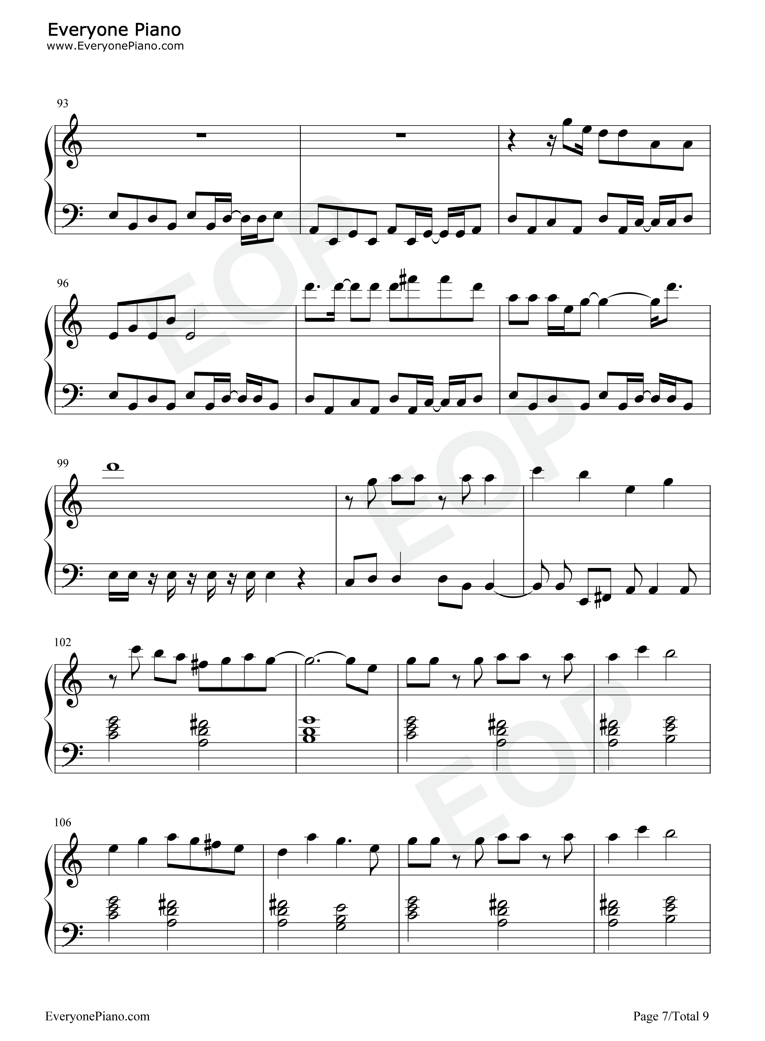 いつもいつでも钢琴谱_AiM