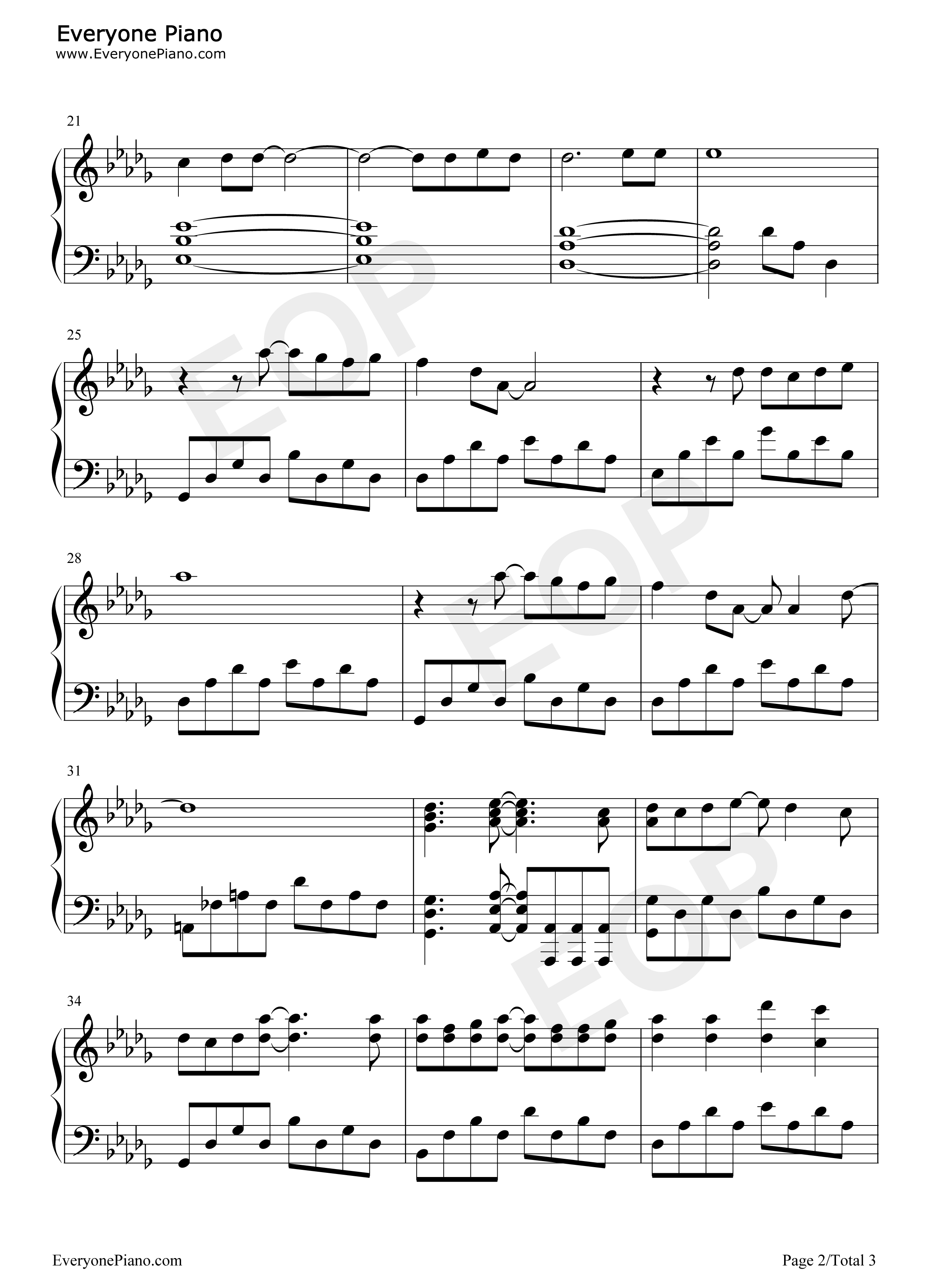 ビードロ模様钢琴谱_やなぎなぎ