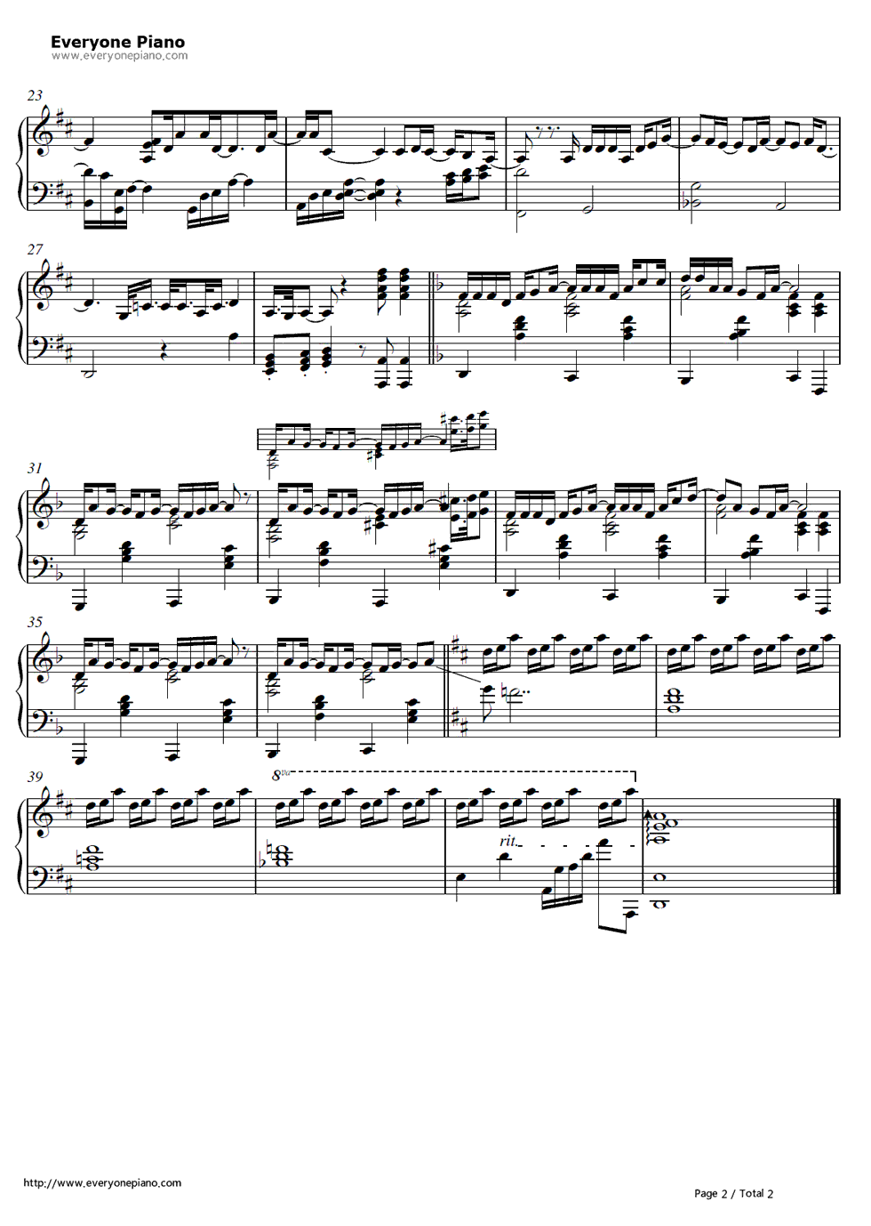 ダイアモンド_クレバス钢琴谱_シェリル・ノーム_starring_May'n