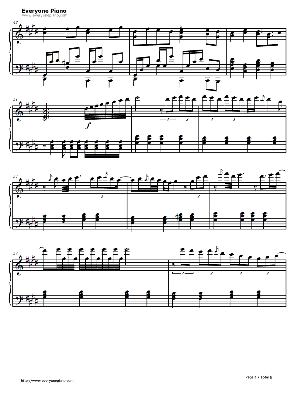 storm钢琴谱_梶浦由记