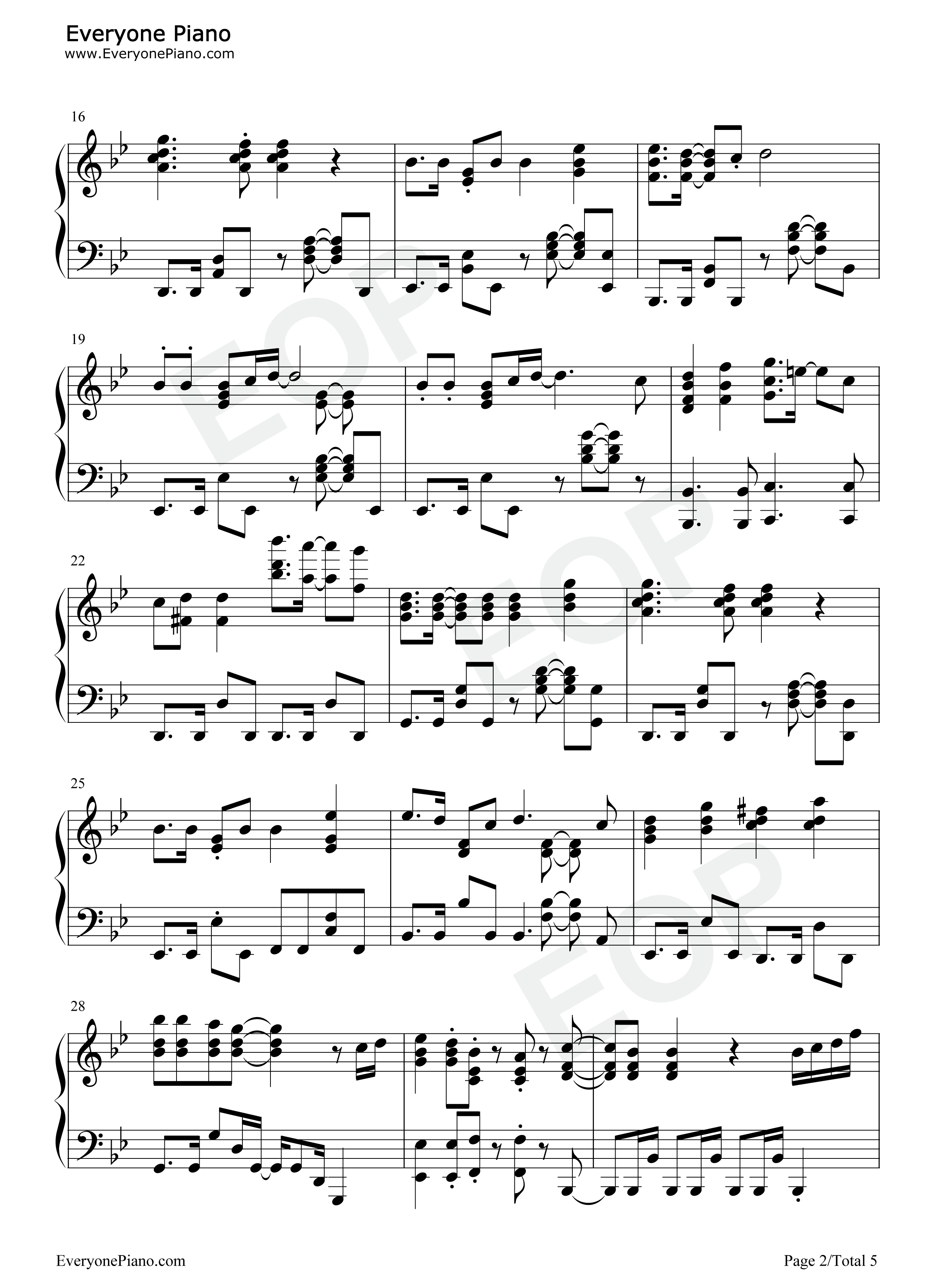 ETERNAL_BLAZE钢琴谱_水树奈奈