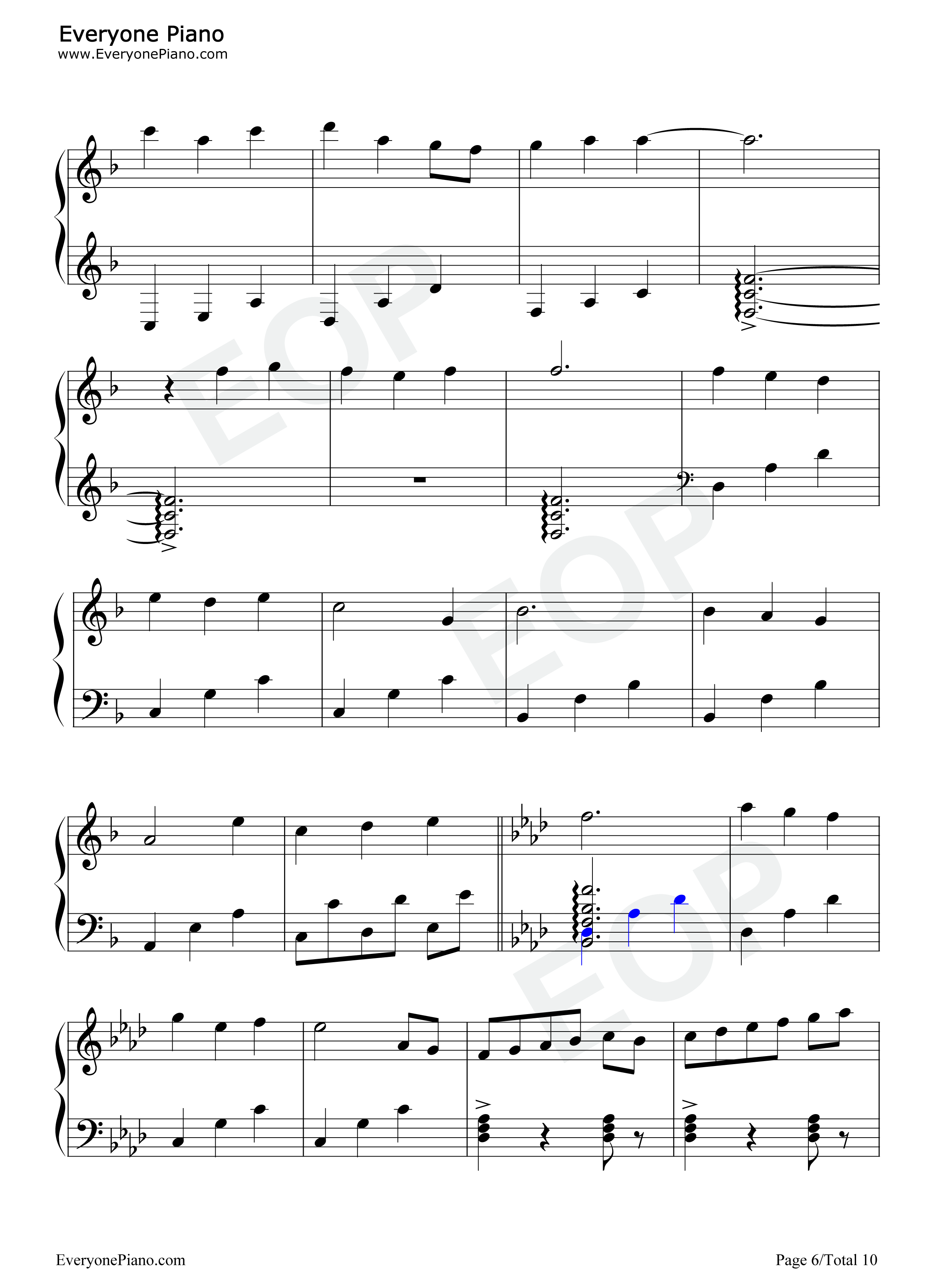 君とずっと…钢琴谱_yu_yu