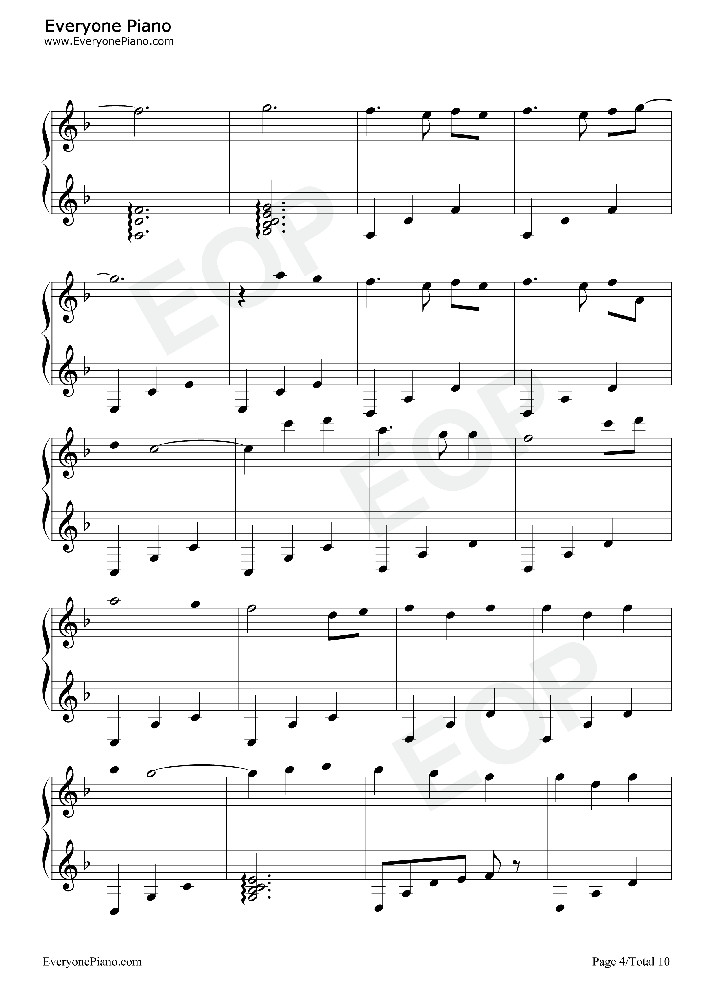 君とずっと…钢琴谱_yu_yu