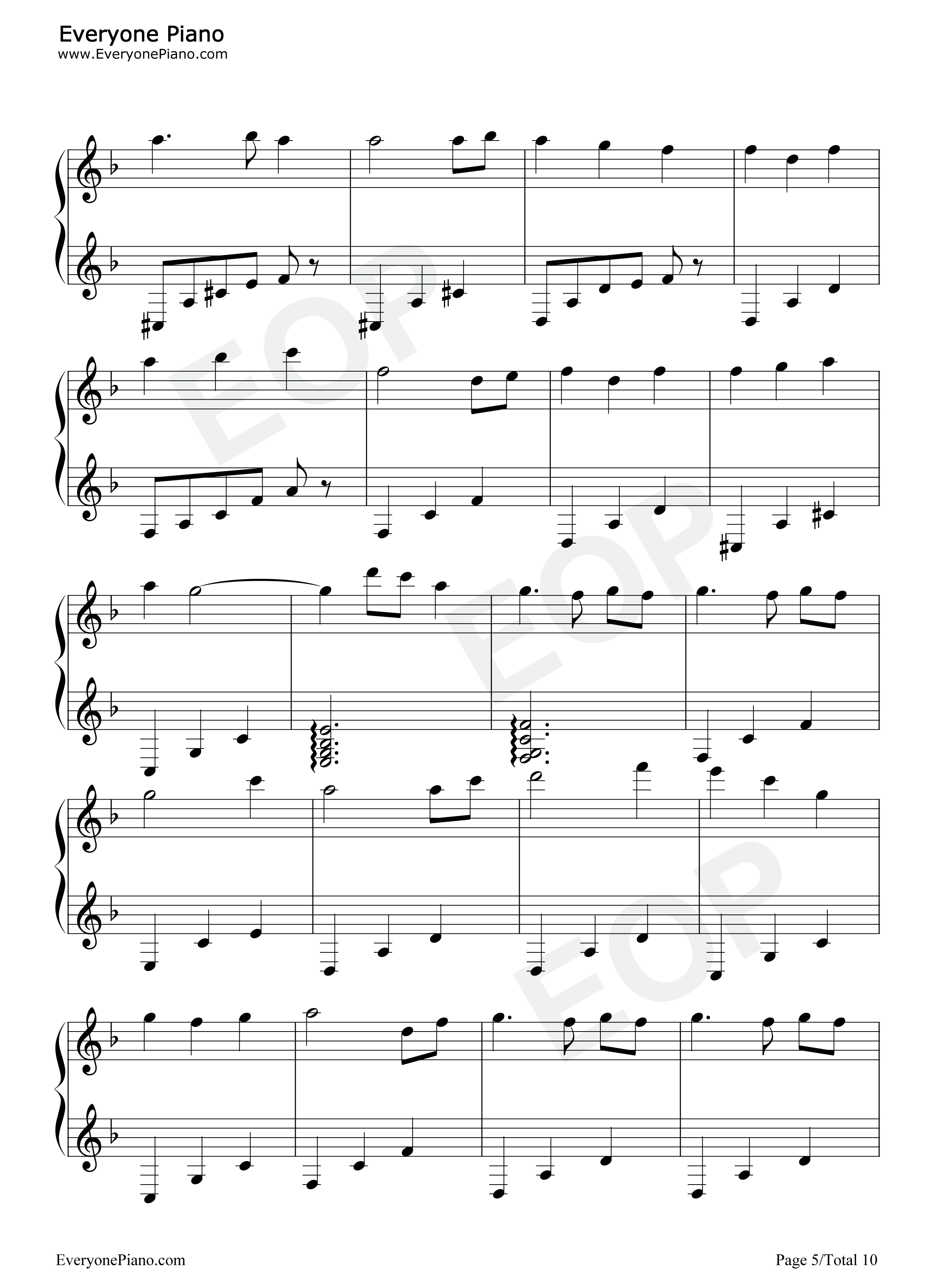 君とずっと…钢琴谱_yu_yu