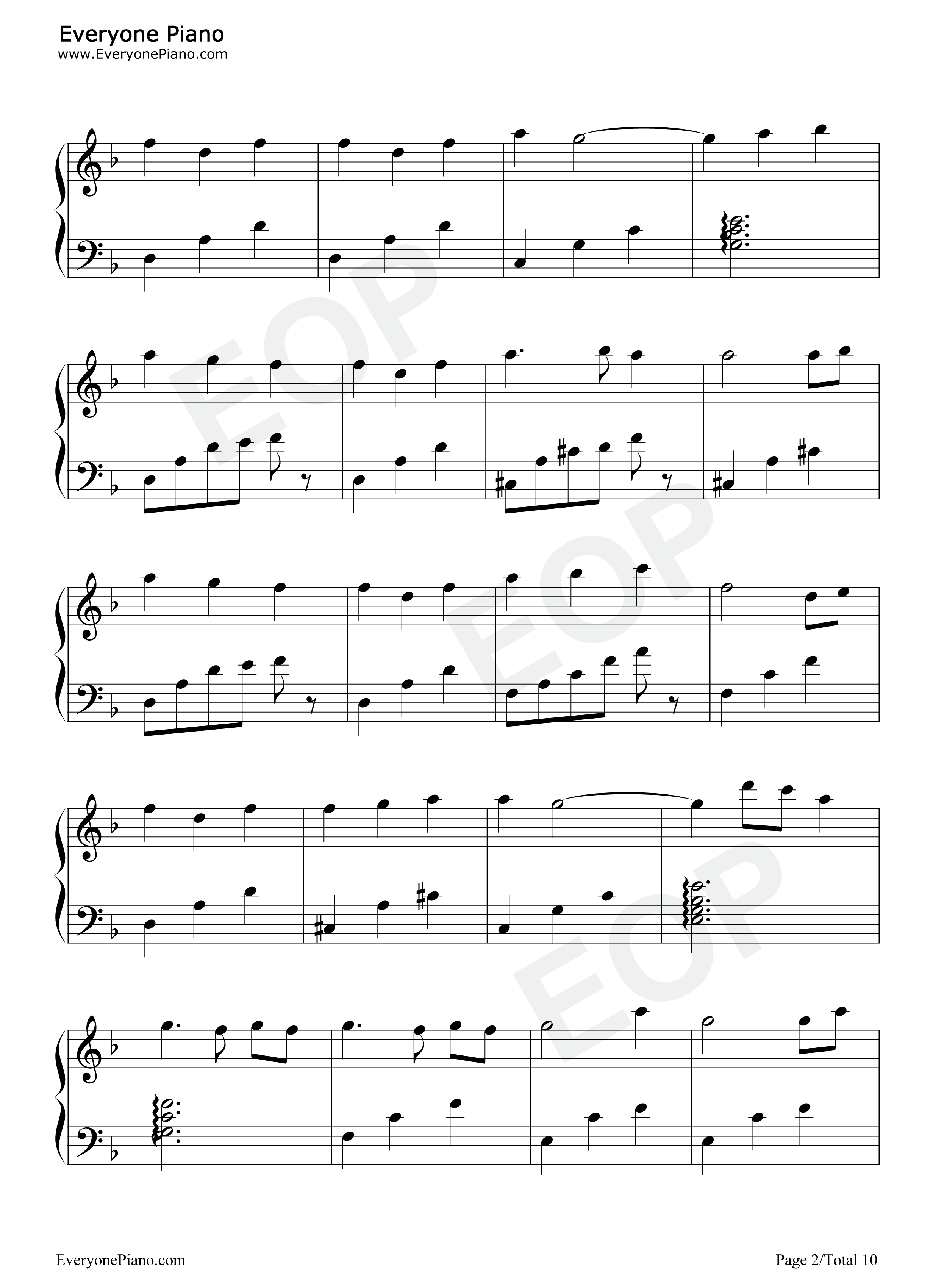 君とずっと…钢琴谱_yu_yu