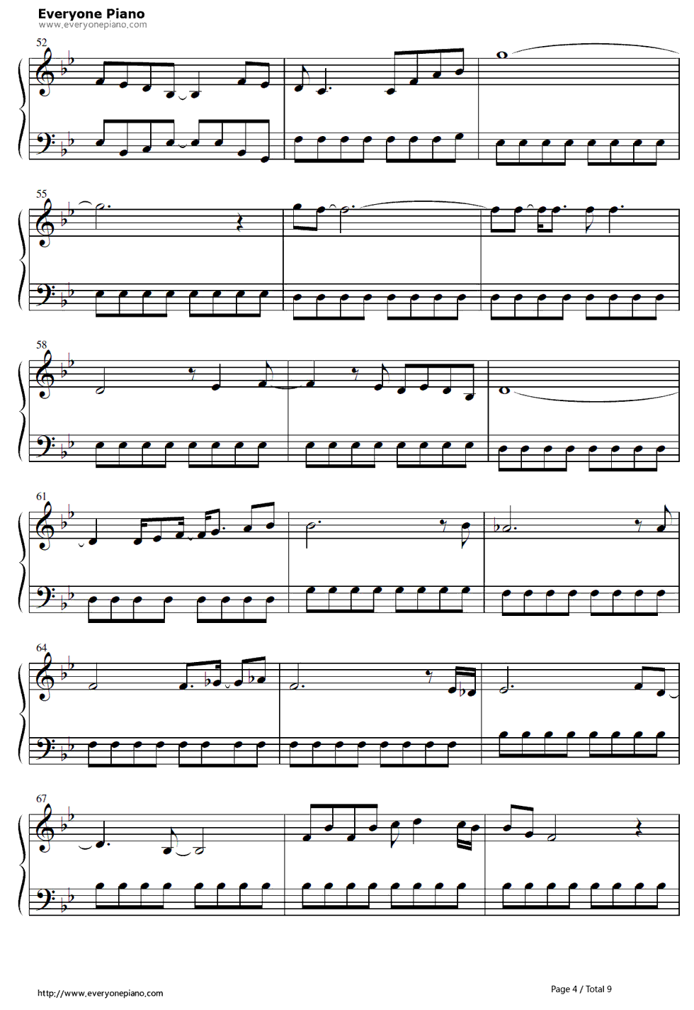 笑颜に会いたい钢琴谱_滨田理恵