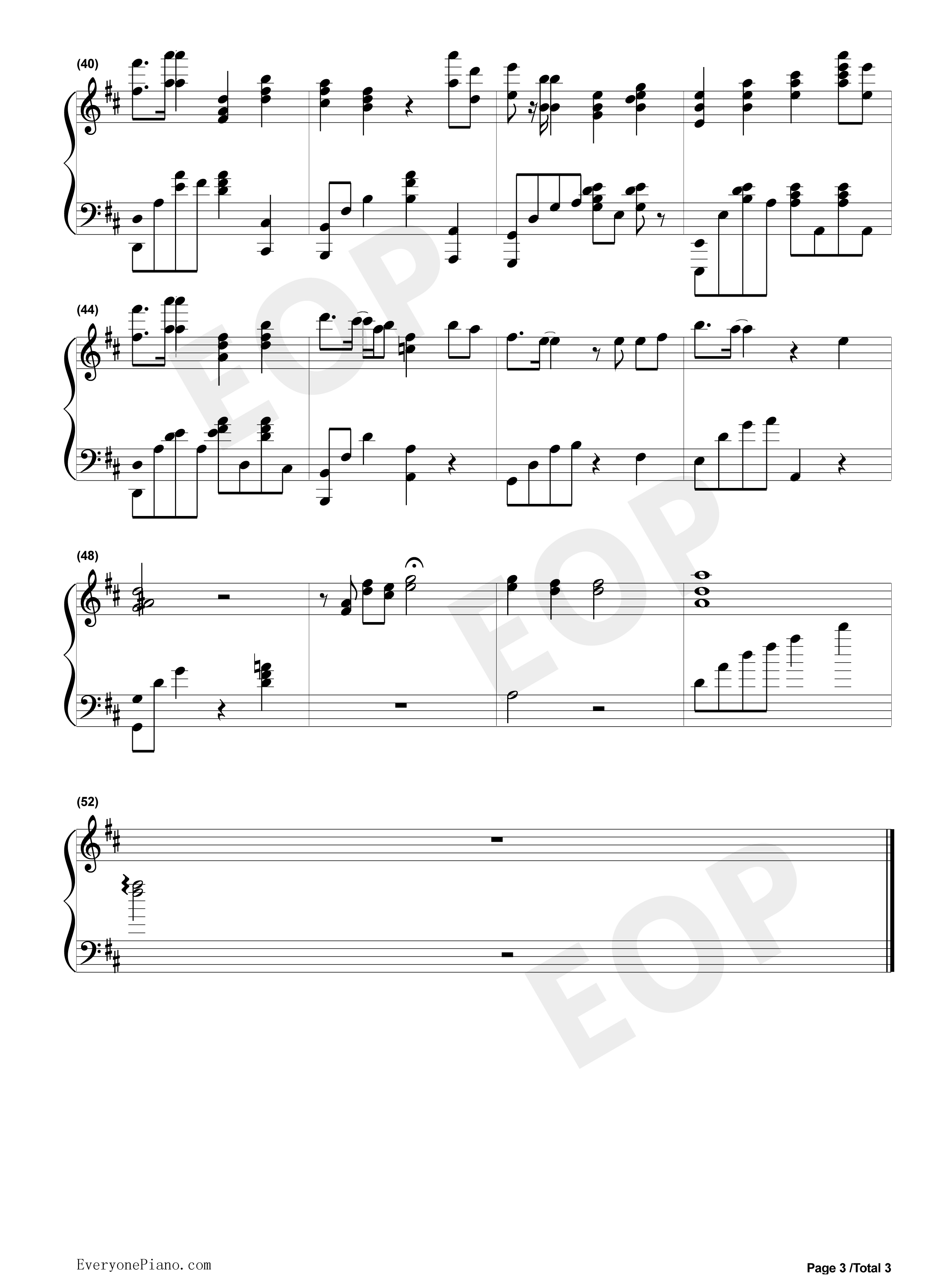 春暖花开钢琴谱_那英