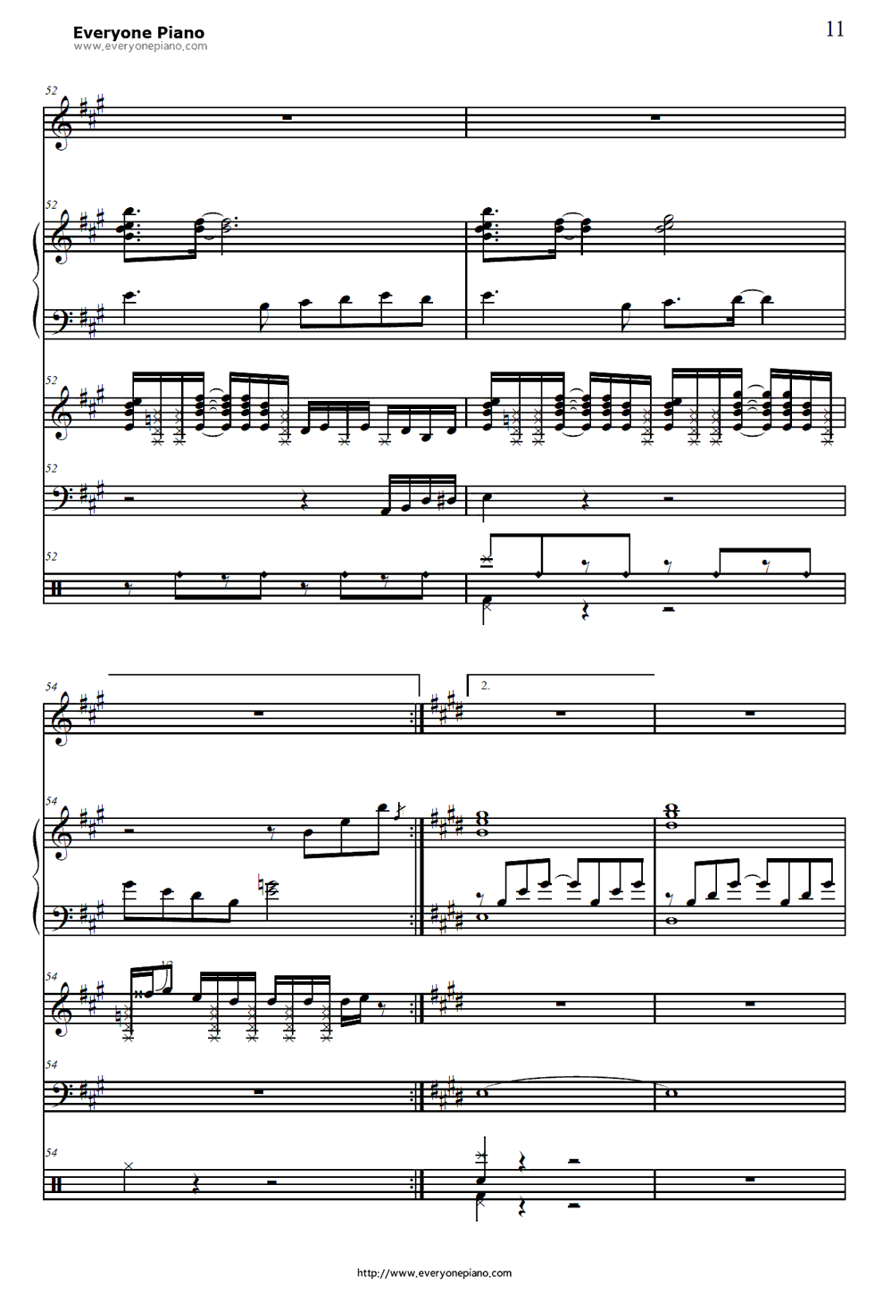 1/2钢琴谱_川本真琴