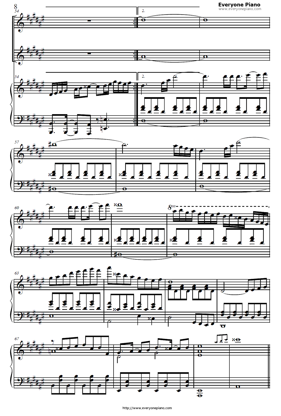 Dancing_in_the_Velvet_Moon钢琴谱_水树奈奈