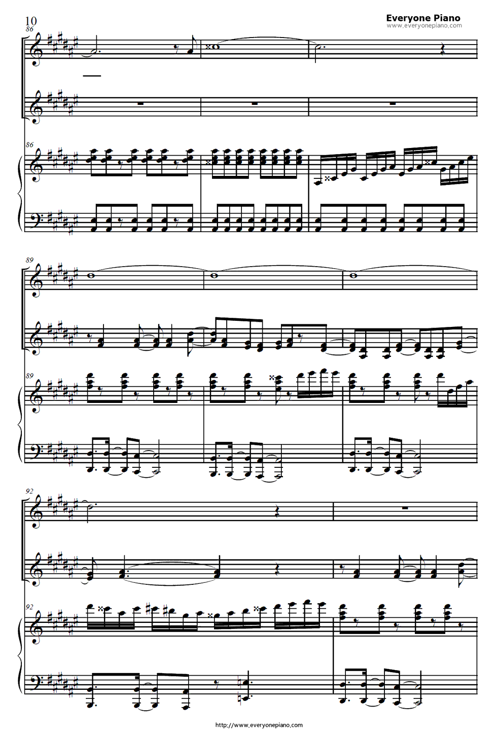 Dancing_in_the_Velvet_Moon钢琴谱_水树奈奈