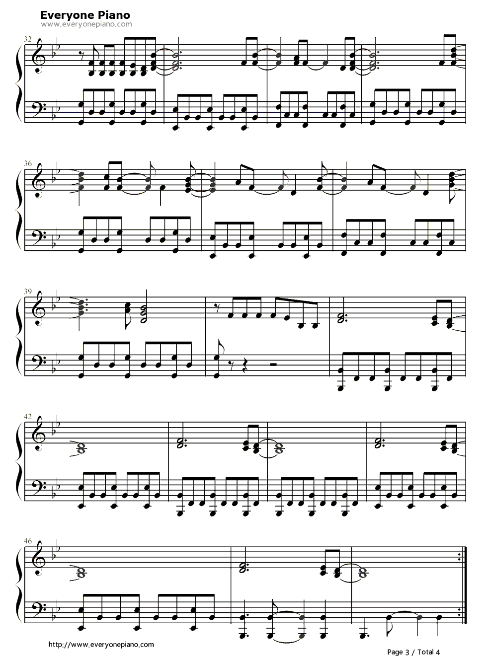 万花瞳钢琴谱_蔡依林