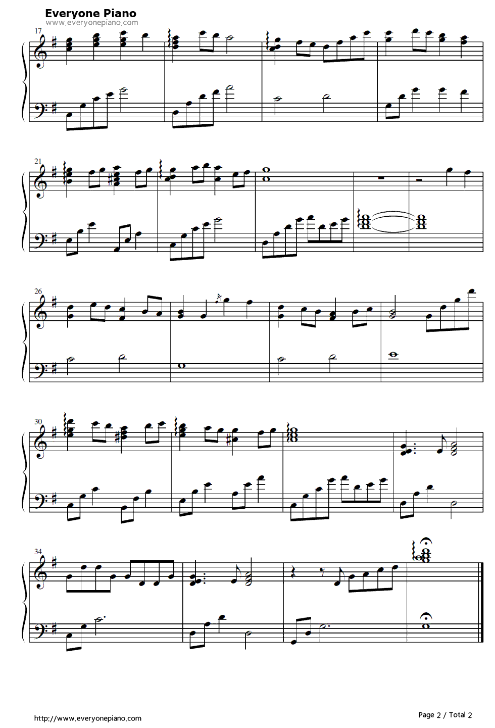 At_Dusk钢琴谱_梶浦由记