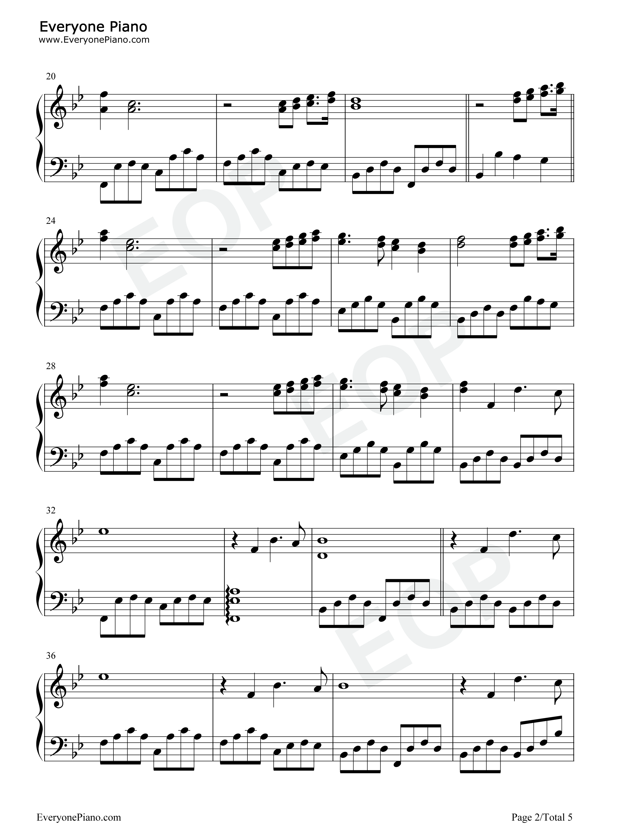 I_Have_a_Dream钢琴谱_ABBA