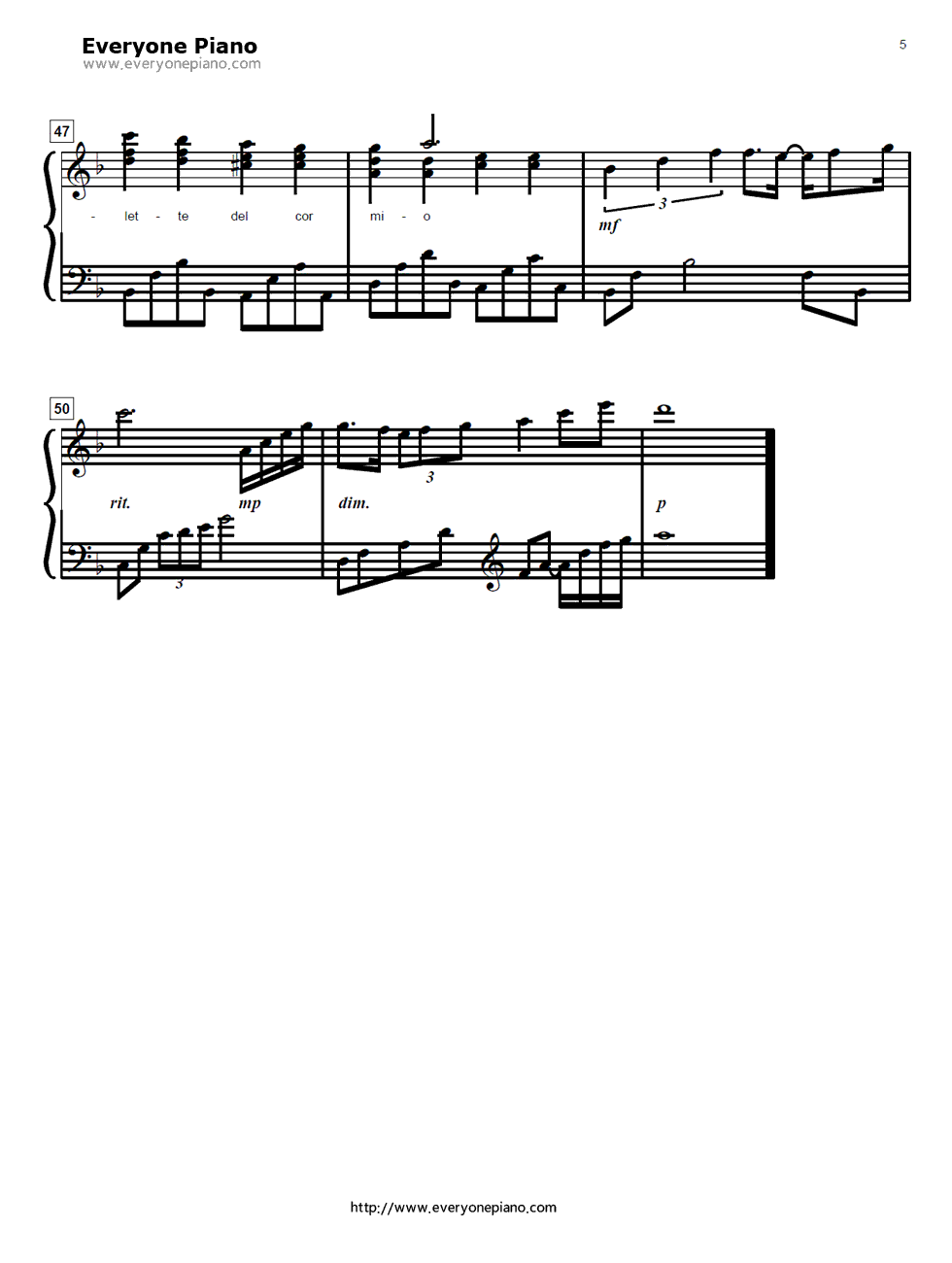 Canta_per_me钢琴谱_梶浦由记