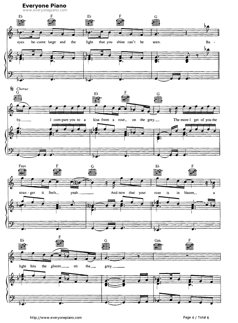 Kiss_From_a_Rose钢琴谱_Seal