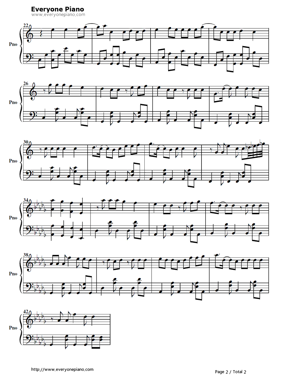 My_ANSWER钢琴谱_SEAMO