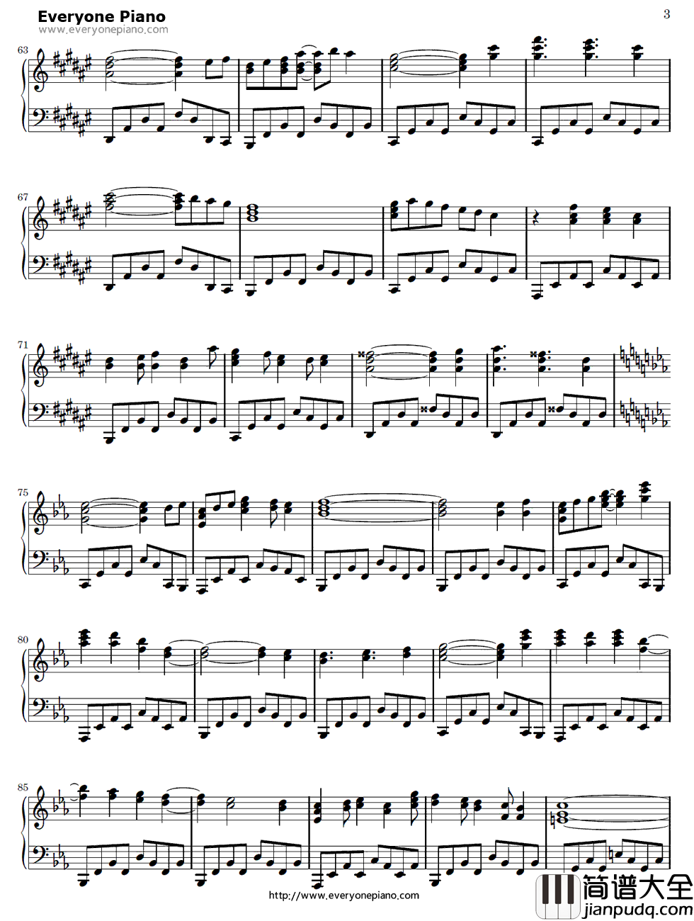 Will钢琴谱_梶浦由记