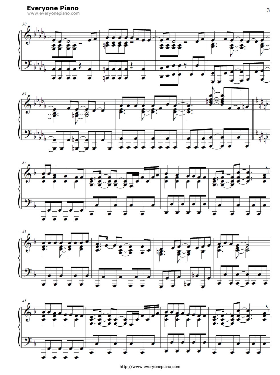 ココロのちず钢琴谱_BOYSTYLE