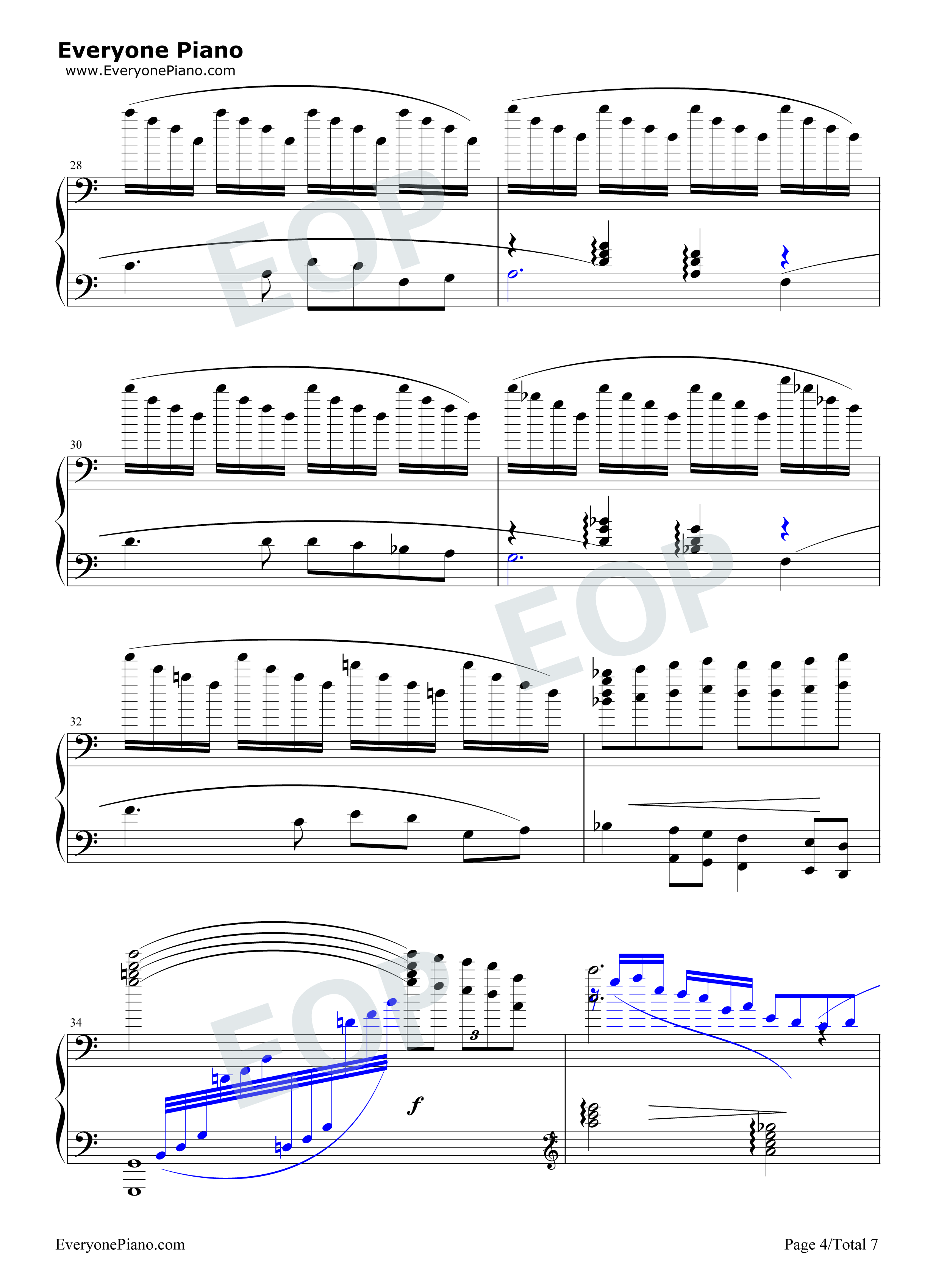 我爱你中国钢琴谱_叶佩英