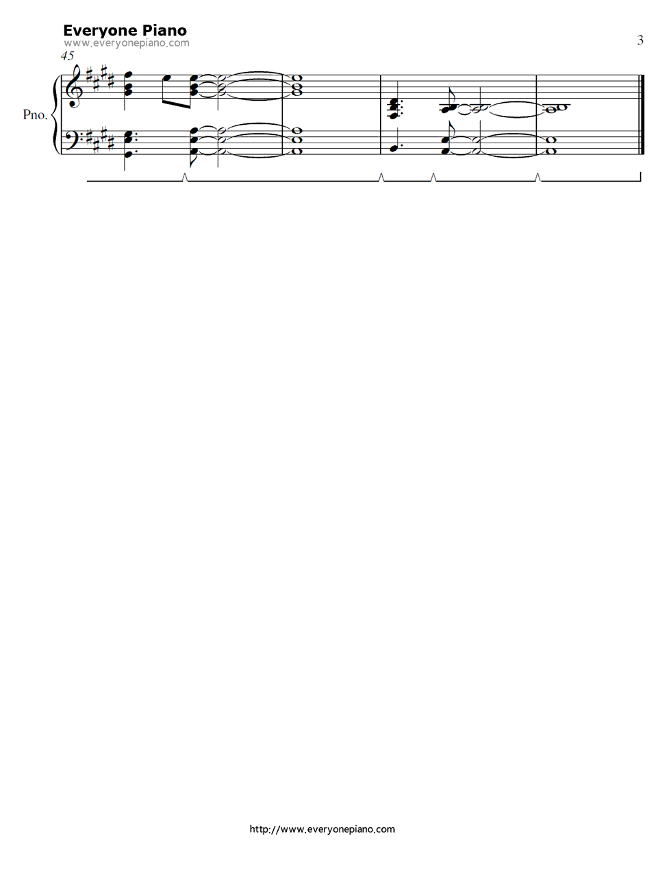 二言目钢琴谱_战场原黑仪（斋藤千和）