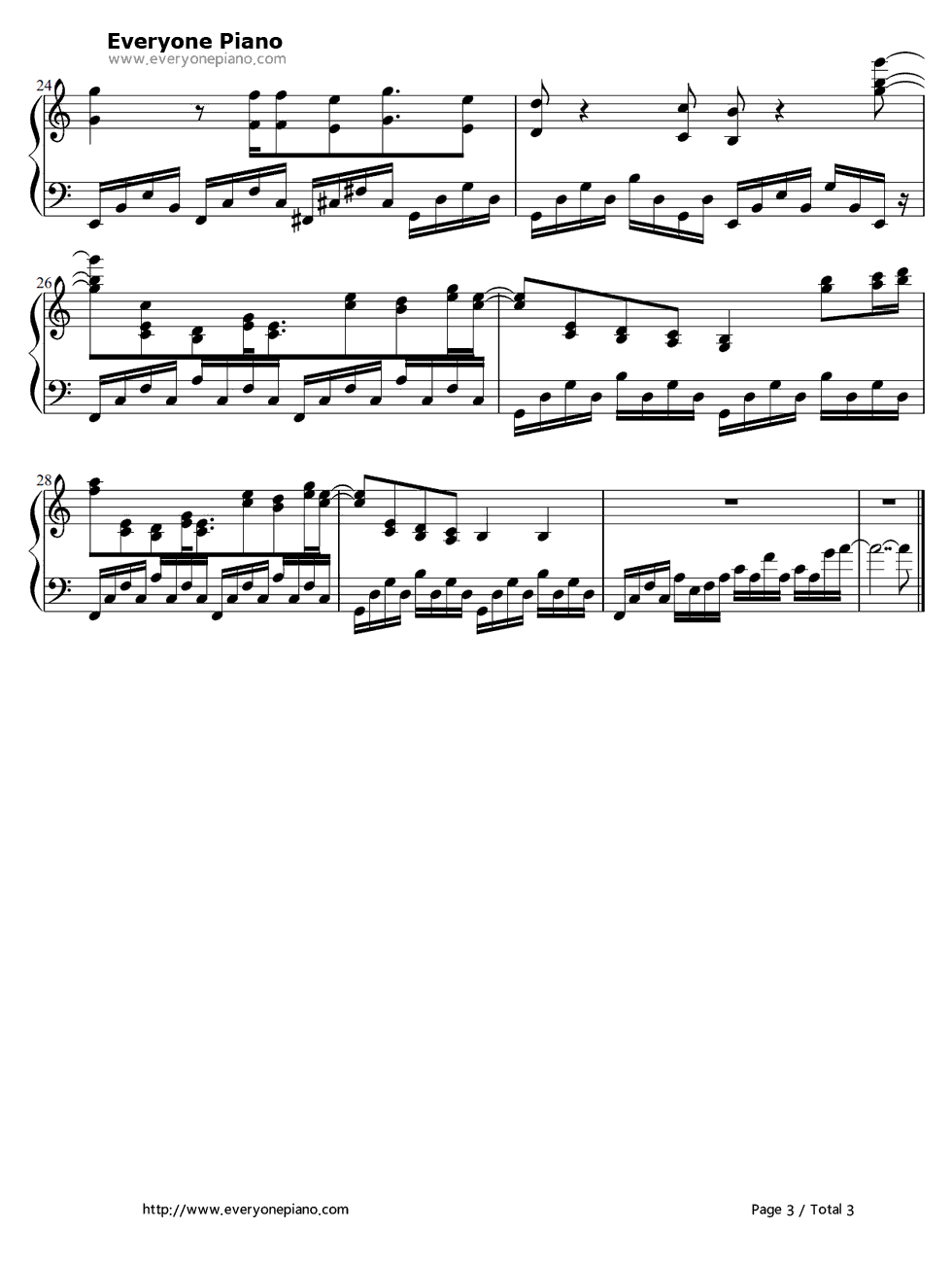 透明だった世界钢琴谱_秦基博