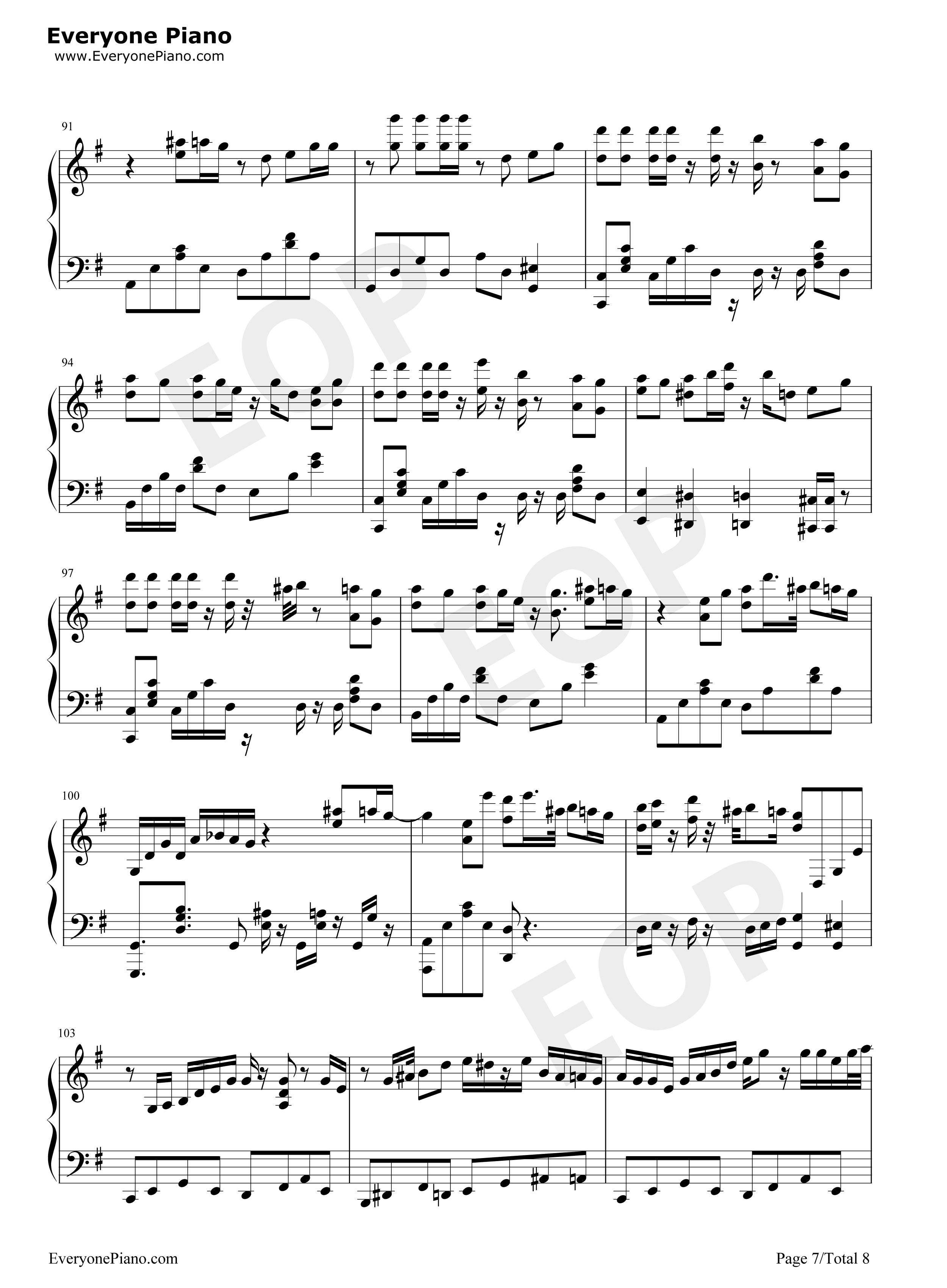 夕景イエスタデイ钢琴谱_じん_(自然の敌P)