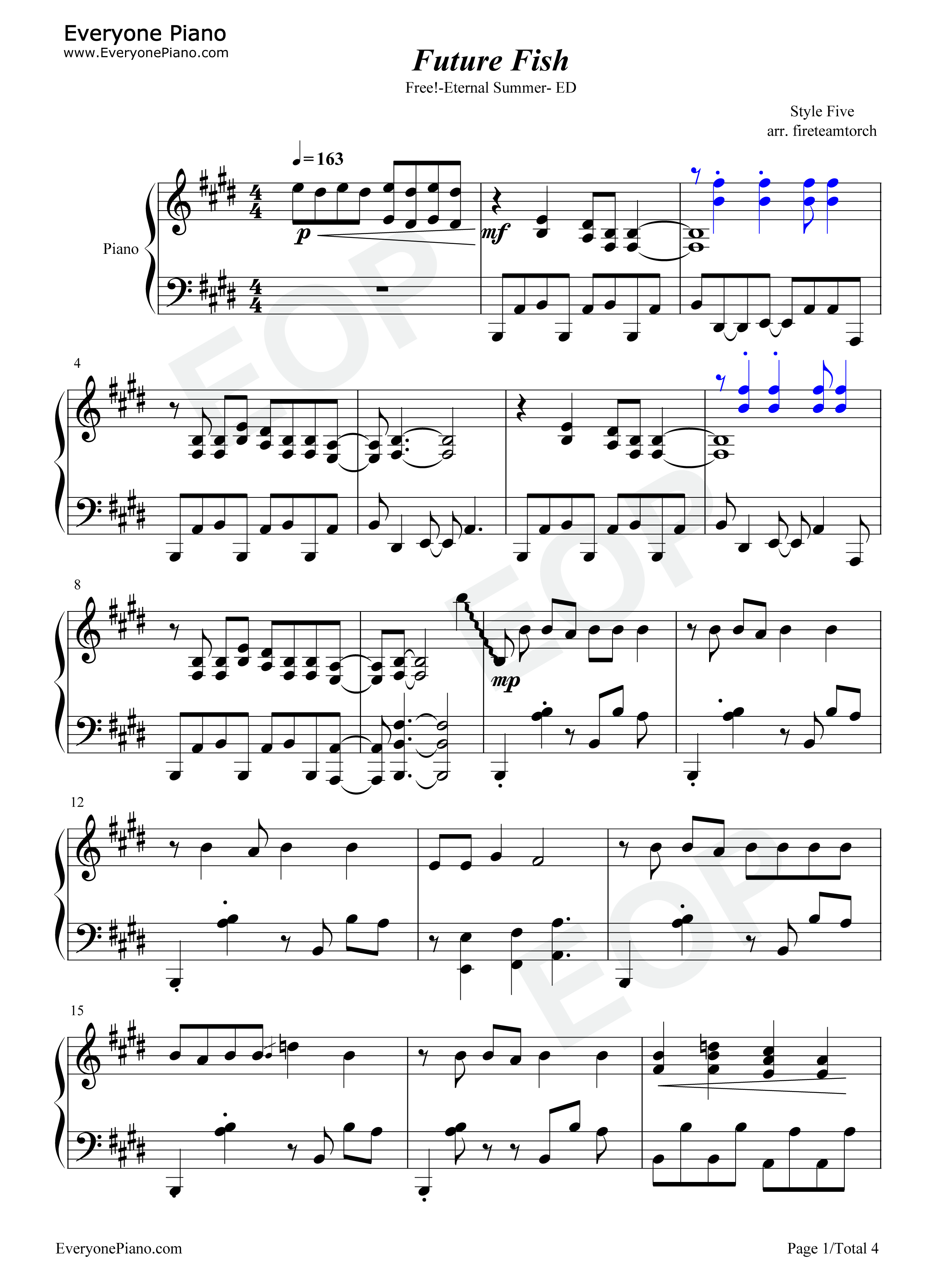 Future_Fish钢琴谱_Style_Five