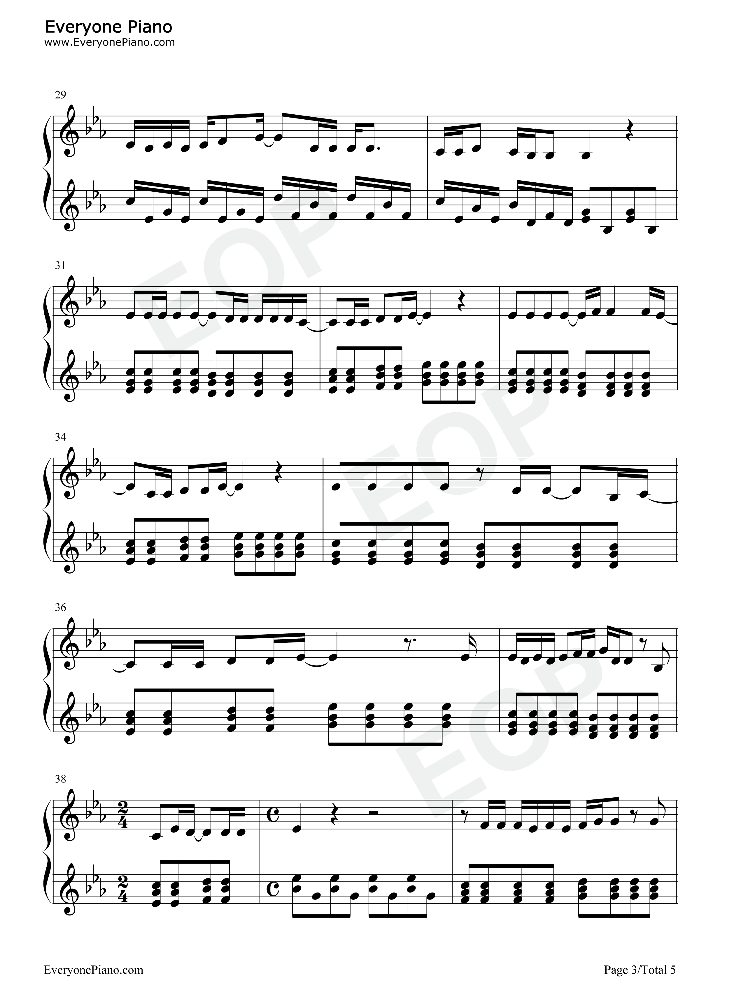 3月9日钢琴谱_レミオロメン_（Remioromen）