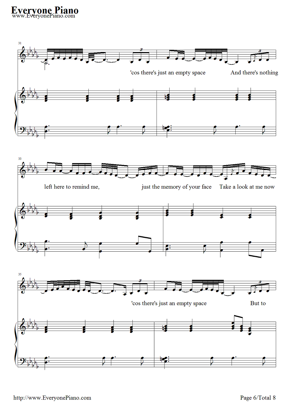 Against_All_Odds钢琴谱_Phil_Collins