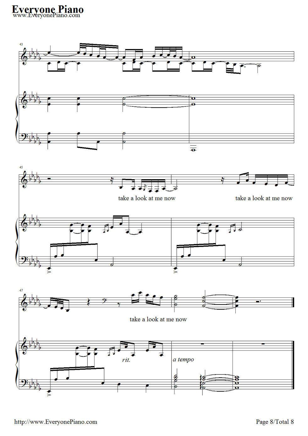 Against_All_Odds钢琴谱_Phil_Collins