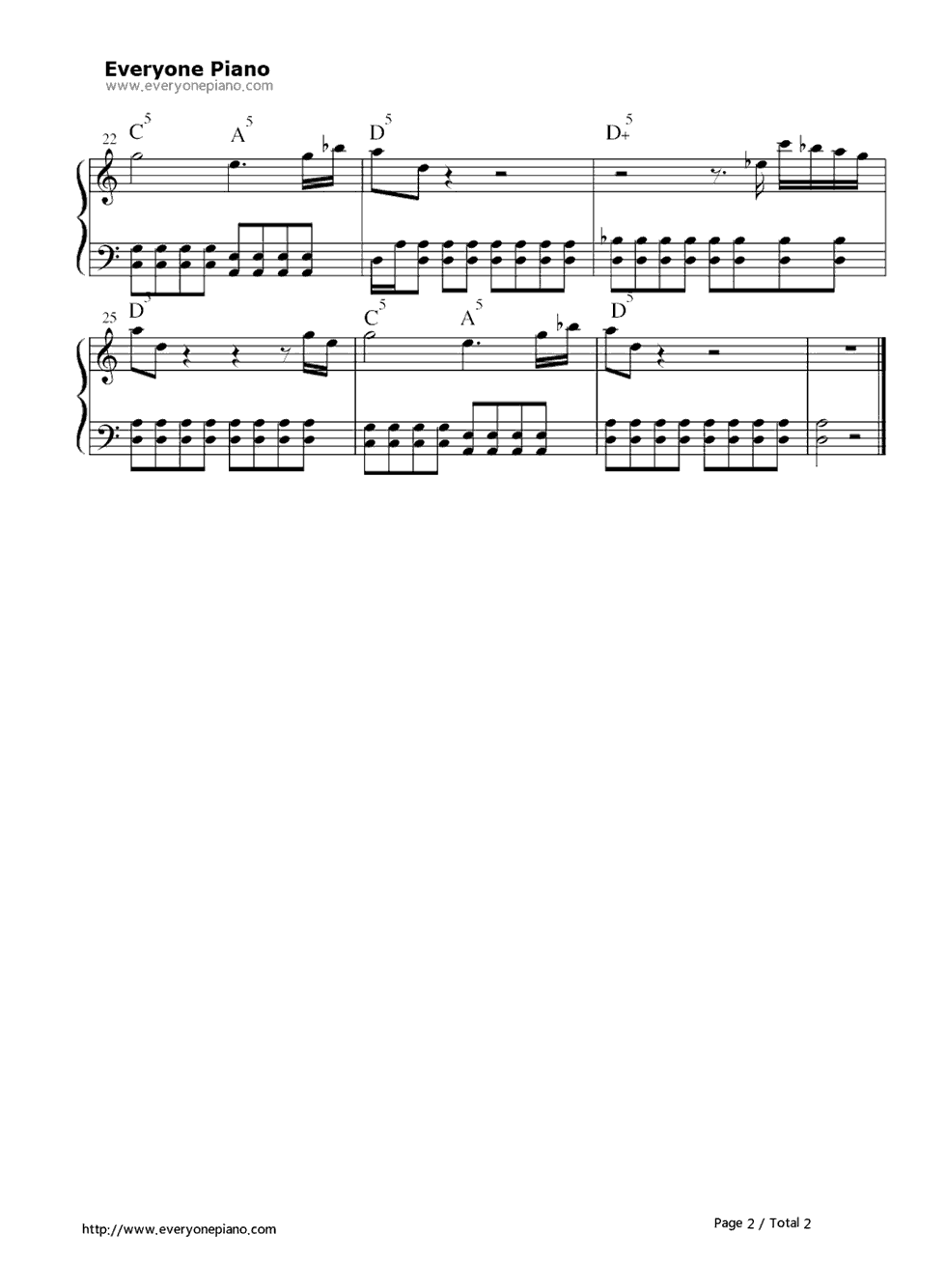 Lose_Yourself钢琴谱_Eminem