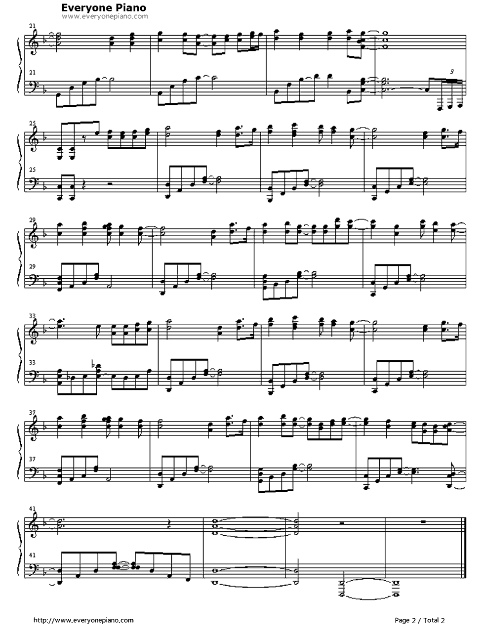 Breeze钢琴谱_林原惠美（林原めぐみ）