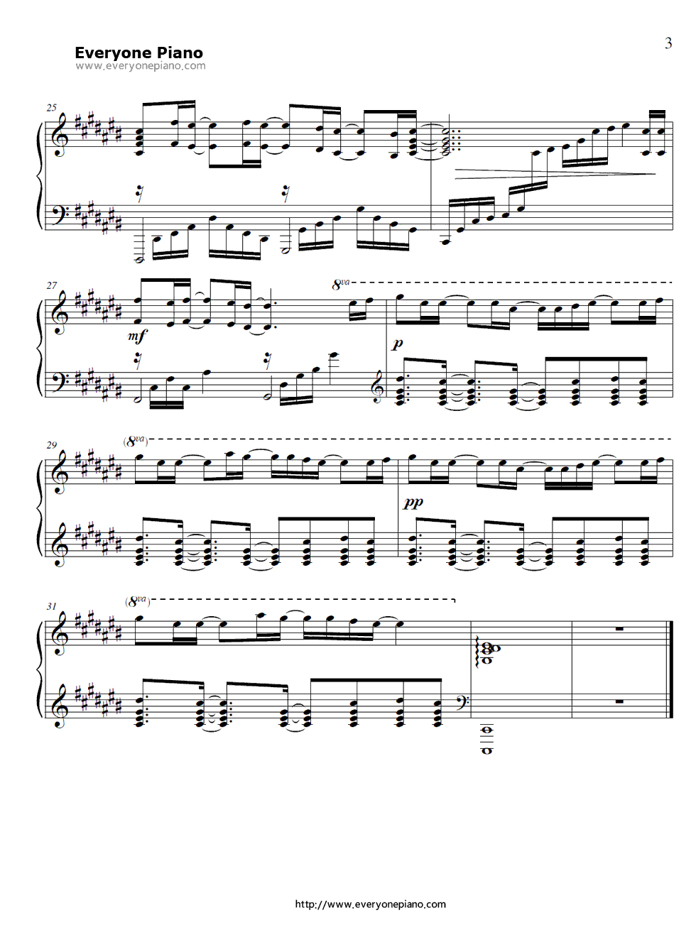 トポロジー钢琴谱_いとうかなこ___伊藤香奈子